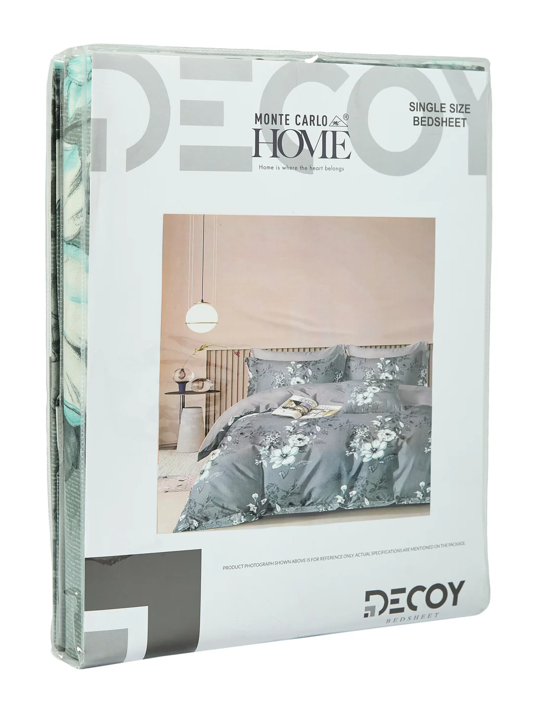130 GSM Polyester Single Bed Bedsheet with 1 Pillow Cover Decoy Collection - Image 11