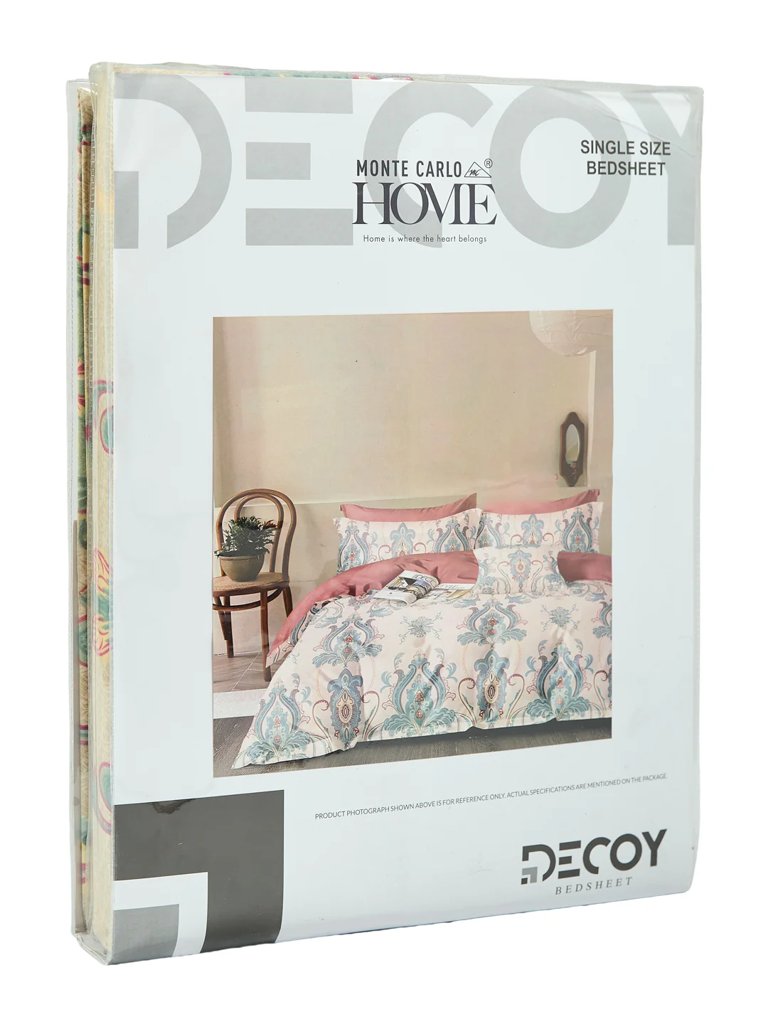 130 GSM Polyester Single Bed Bedsheet with 1 Pillow Cover Decoy Collection - Image 11