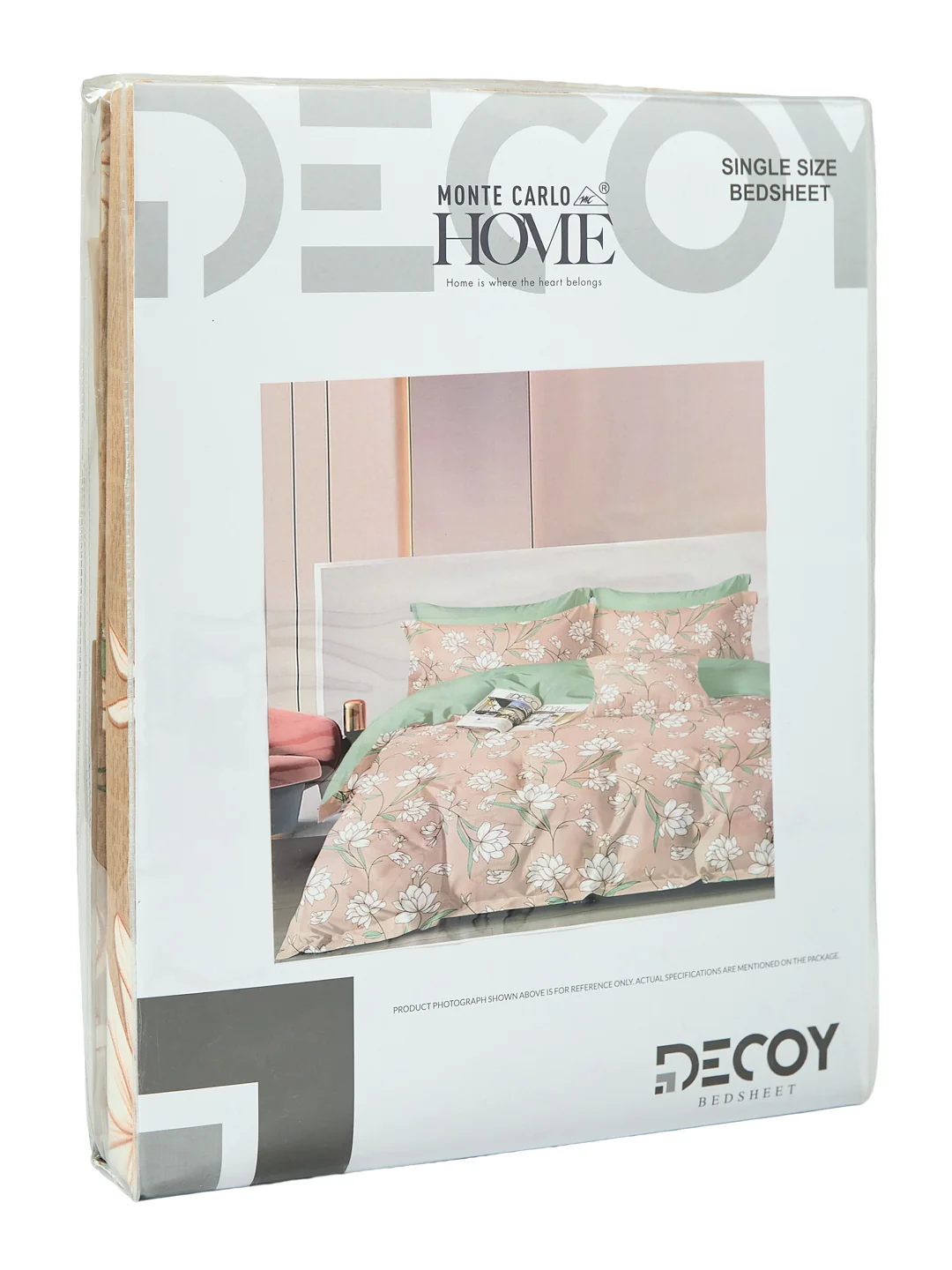 130 GSM Polyester Single Bed Bedsheet with 1 Pillow Cover Decoy Collection - Image 11