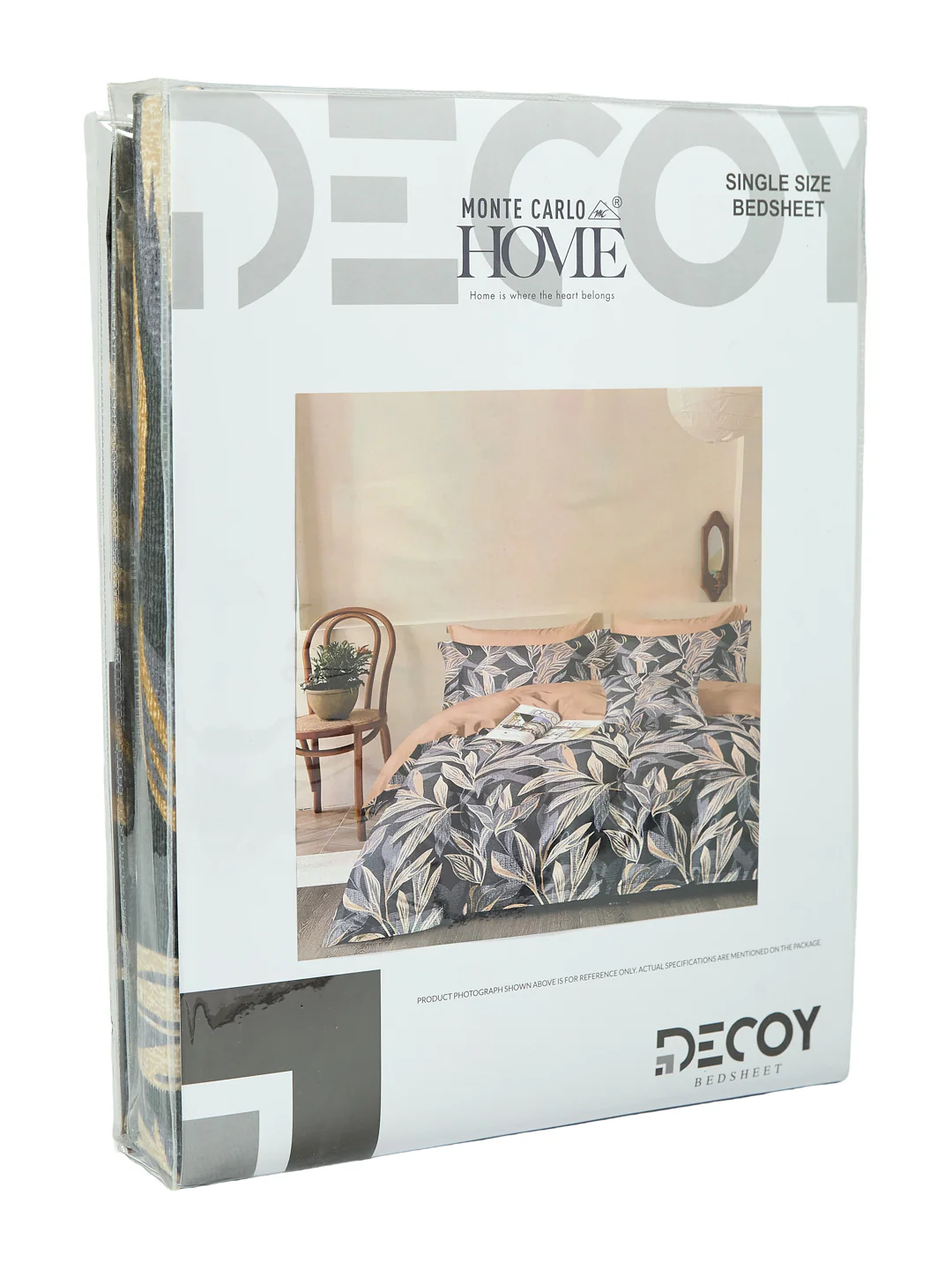 130 GSM Polyester Single Bed Bedsheet with 1 Pillow Cover Decoy Collection - Image 11