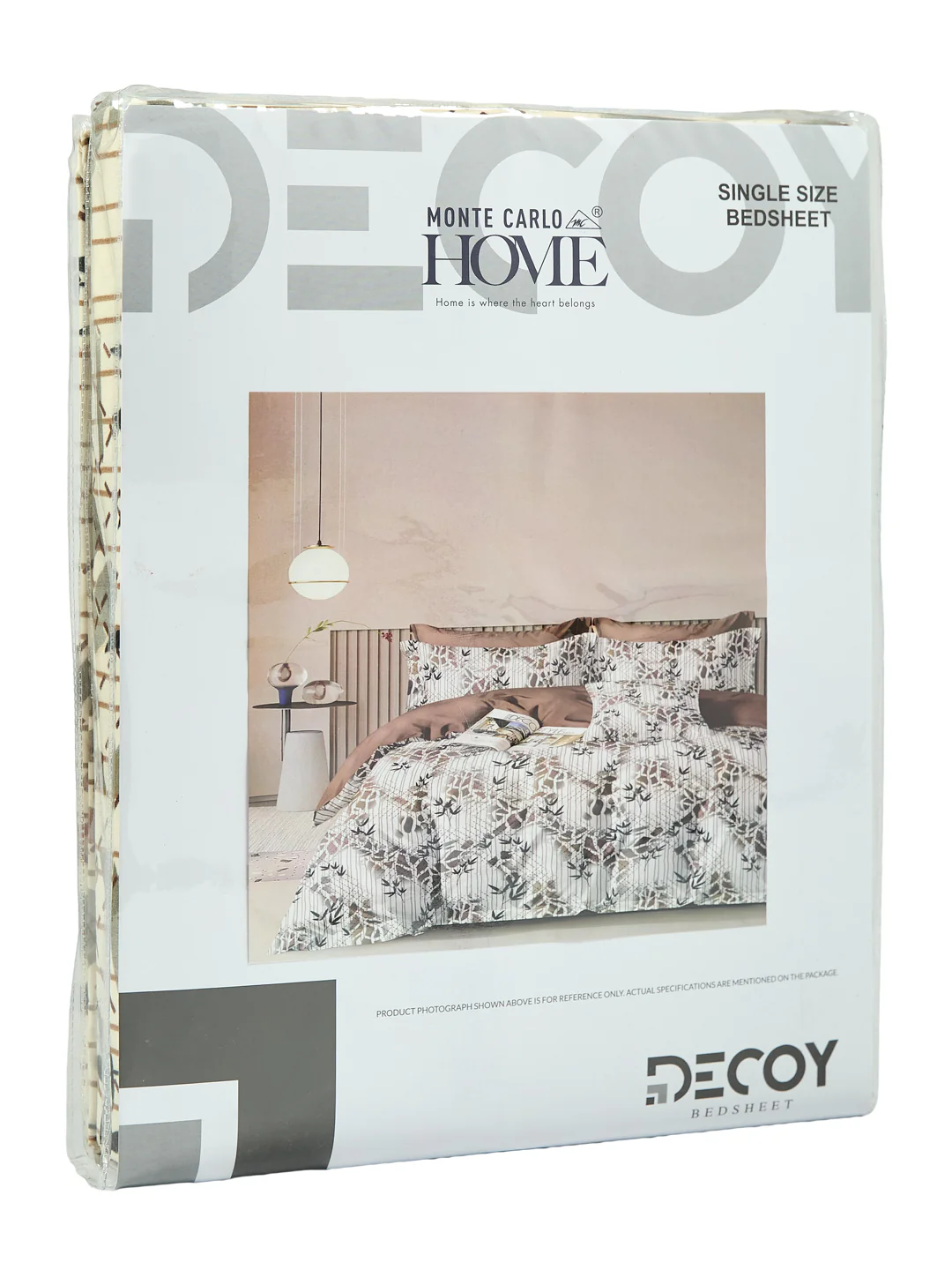 130 GSM Polyester Single Bed Bedsheet with 1 Pillow Cover Decoy Collection - Image 11