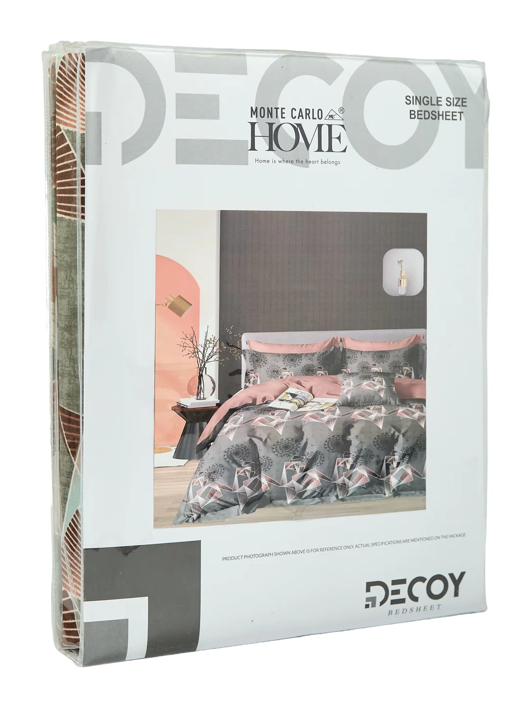 130 GSM Polyester Single Bed Bedsheet with 1 Pillow Cover Decoy Collection - Image 11