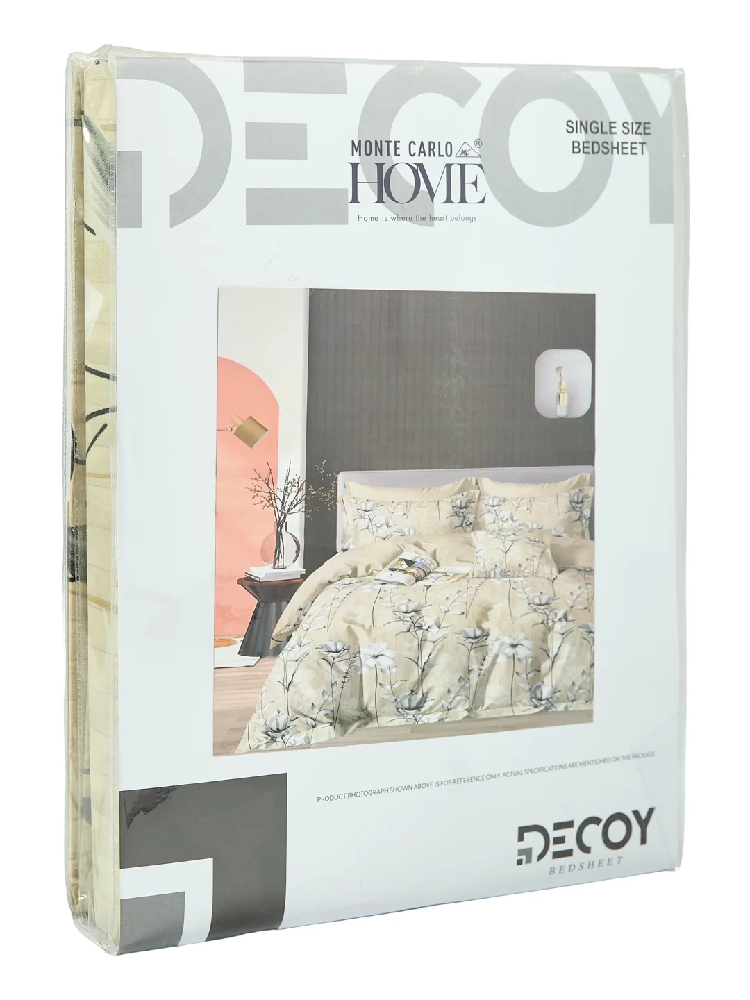 130 GSM Polyester Single Bed Bedsheet with 1 Pillow Cover Decoy Collection - Image 11