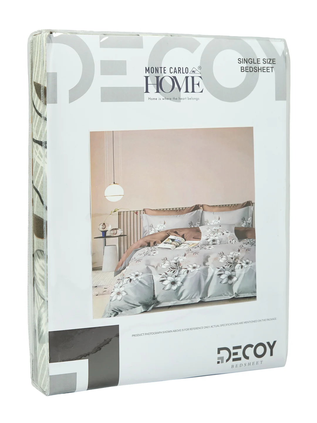 130 GSM Polyester Single Bed Bedsheet with 1 Pillow Cover Decoy Collection - Image 11