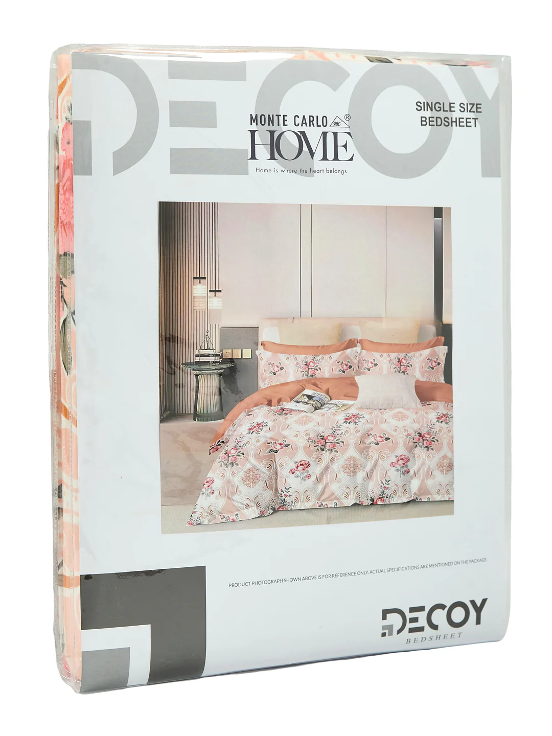130 GSM Polyester Single Bed Bedsheet with 1 Pillow Cover Decoy Collection - Image 11