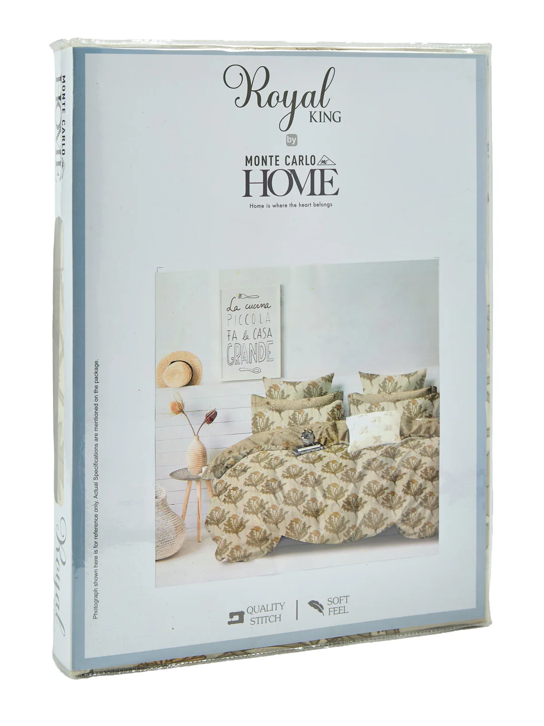 135 GSM Polyester King Size Bedsheet with 2 Pillow Covers Royal King Collection - Image 11