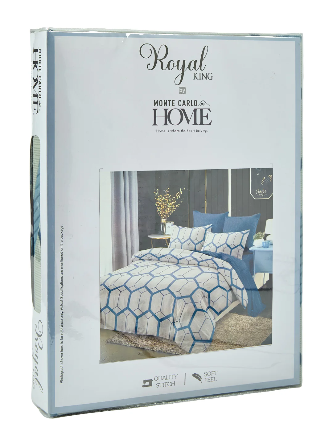 135 GSM Polyester King Size Bedsheet with 2 Pillow Covers Royal King Collection - Image 11