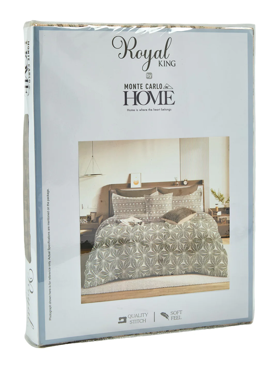 135 GSM Polyester King Size Bedsheet with 2 Pillow Covers Royal King Collection - Image 11
