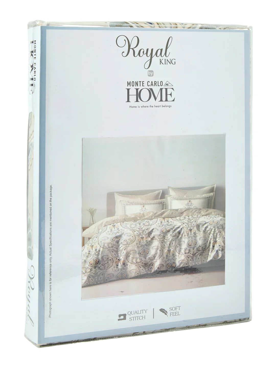 135 GSM Polyester King Size Bedsheet with 2 Pillow Covers Royal King Collection - Image 11