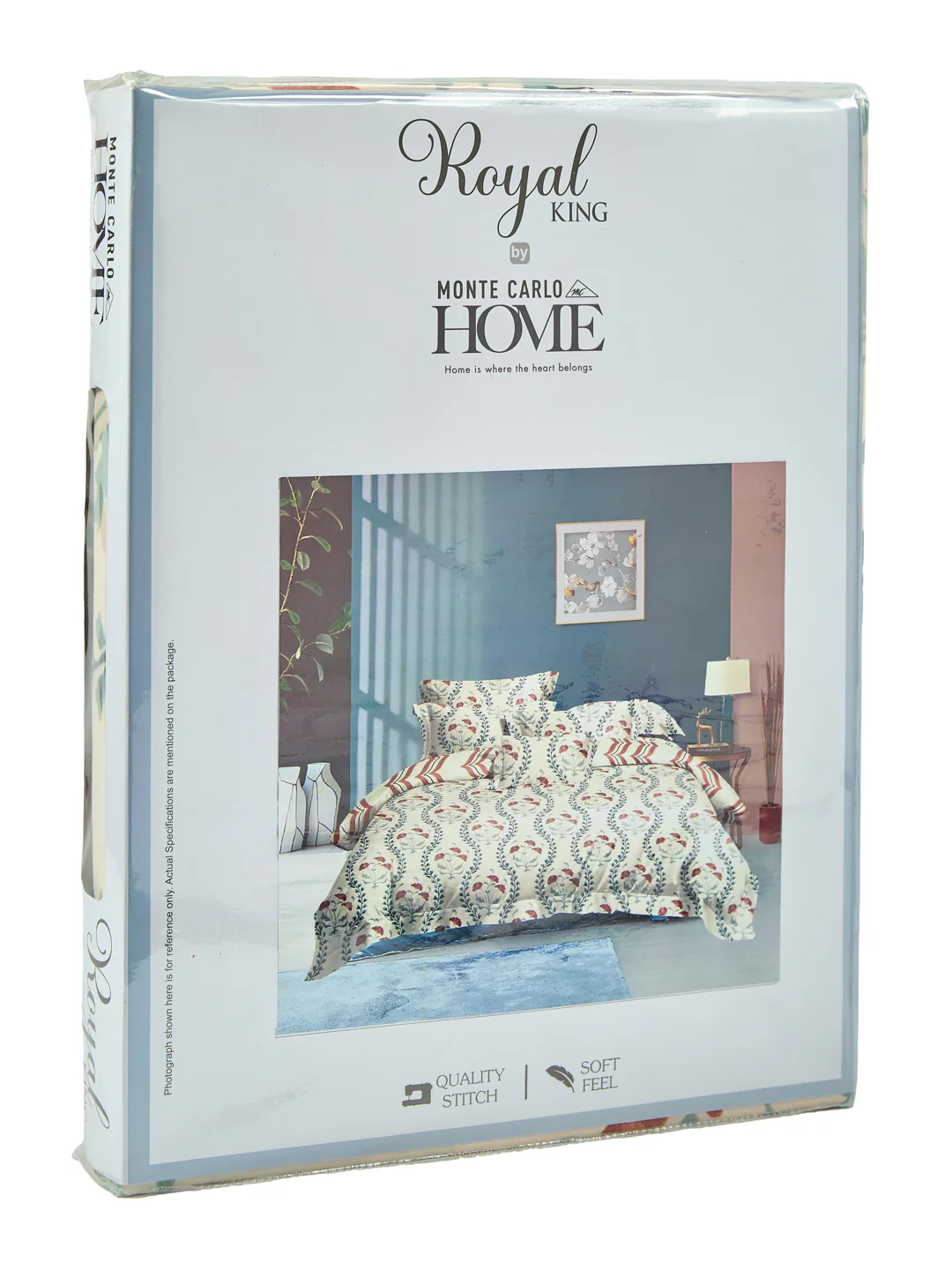 135 GSM Polyester King Size Bedsheet with 2 Pillow Covers Royal King Collection - Image 11