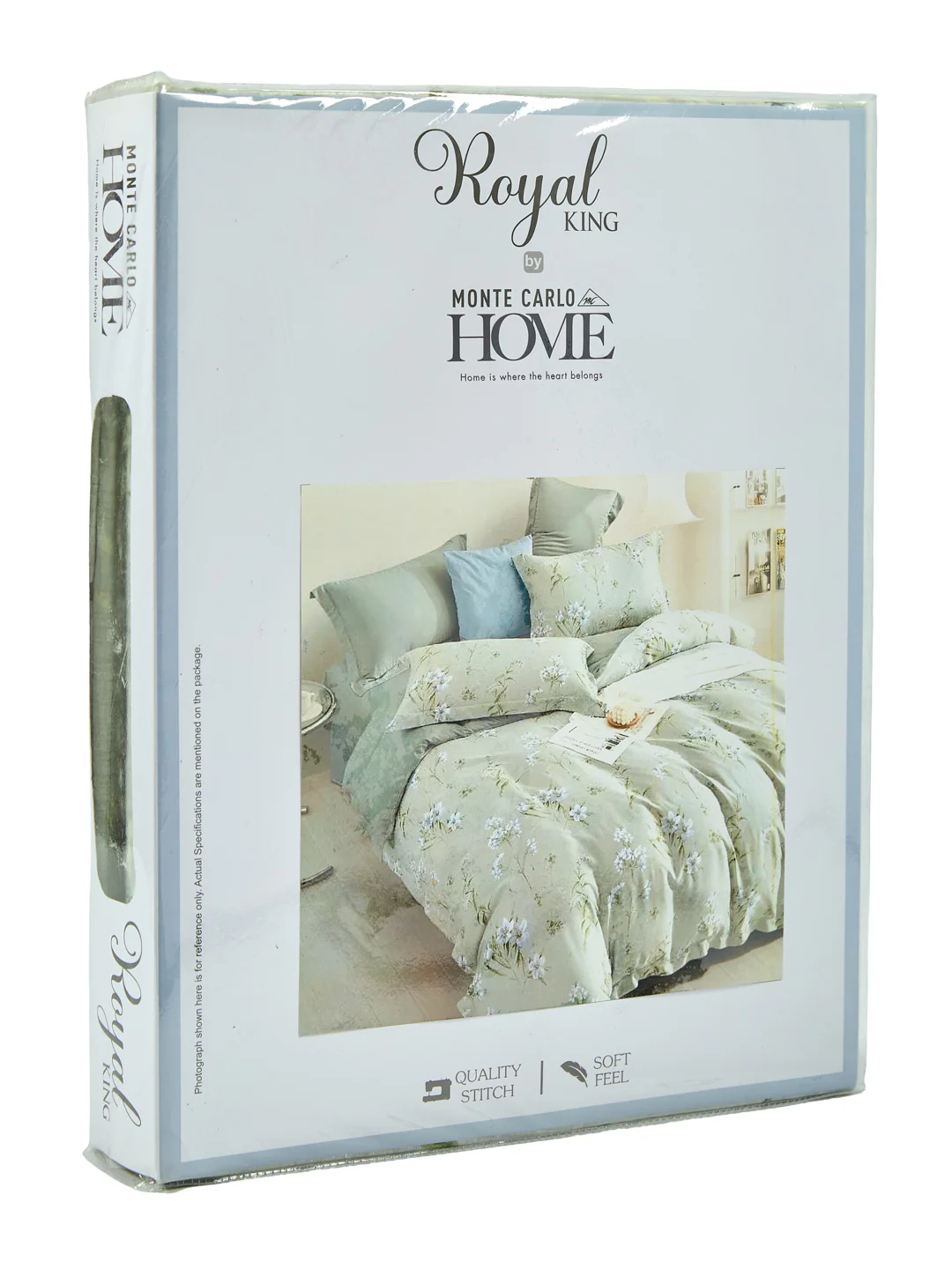 135 GSM Polyester King Size Bedsheet with 2 Pillow Covers Royal King Collection - Image 11