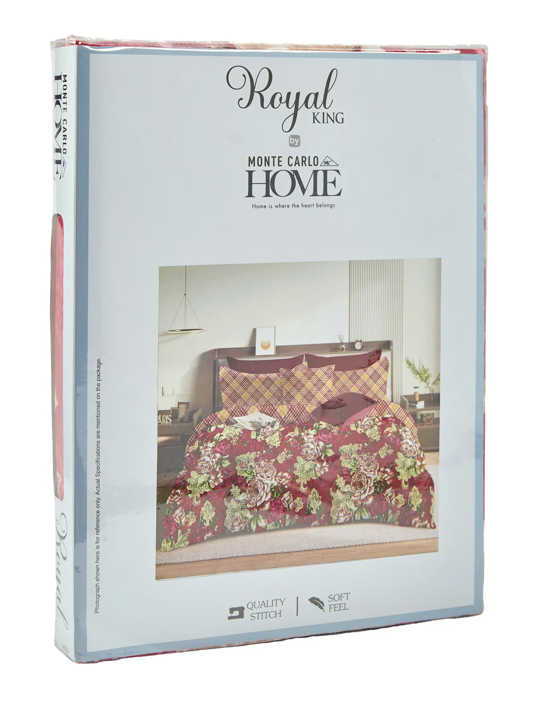 135 GSM Polyester King Size Bedsheet with 2 Pillow Covers Royal King Collection - Image 11