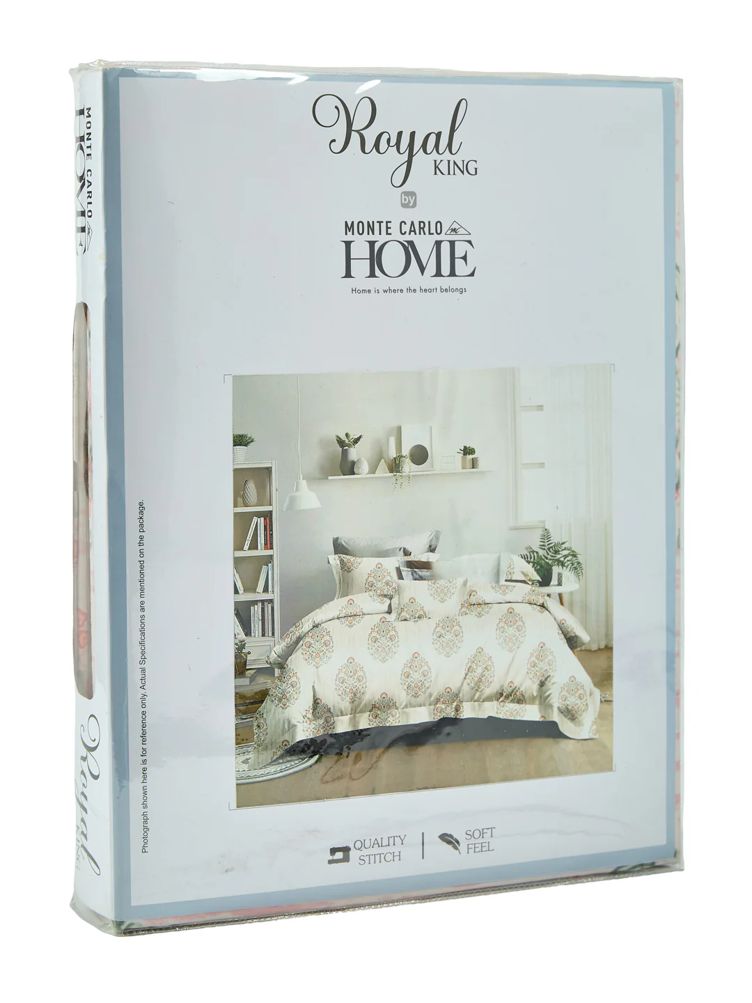 135 GSM Polyester King Size Bedsheet with 2 Pillow Covers Royal King Collection - Image 11