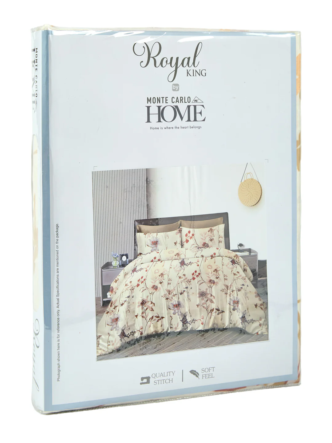 135 GSM Polyester King Size Bedsheet with 2 Pillow Covers Royal King Collection - Image 11