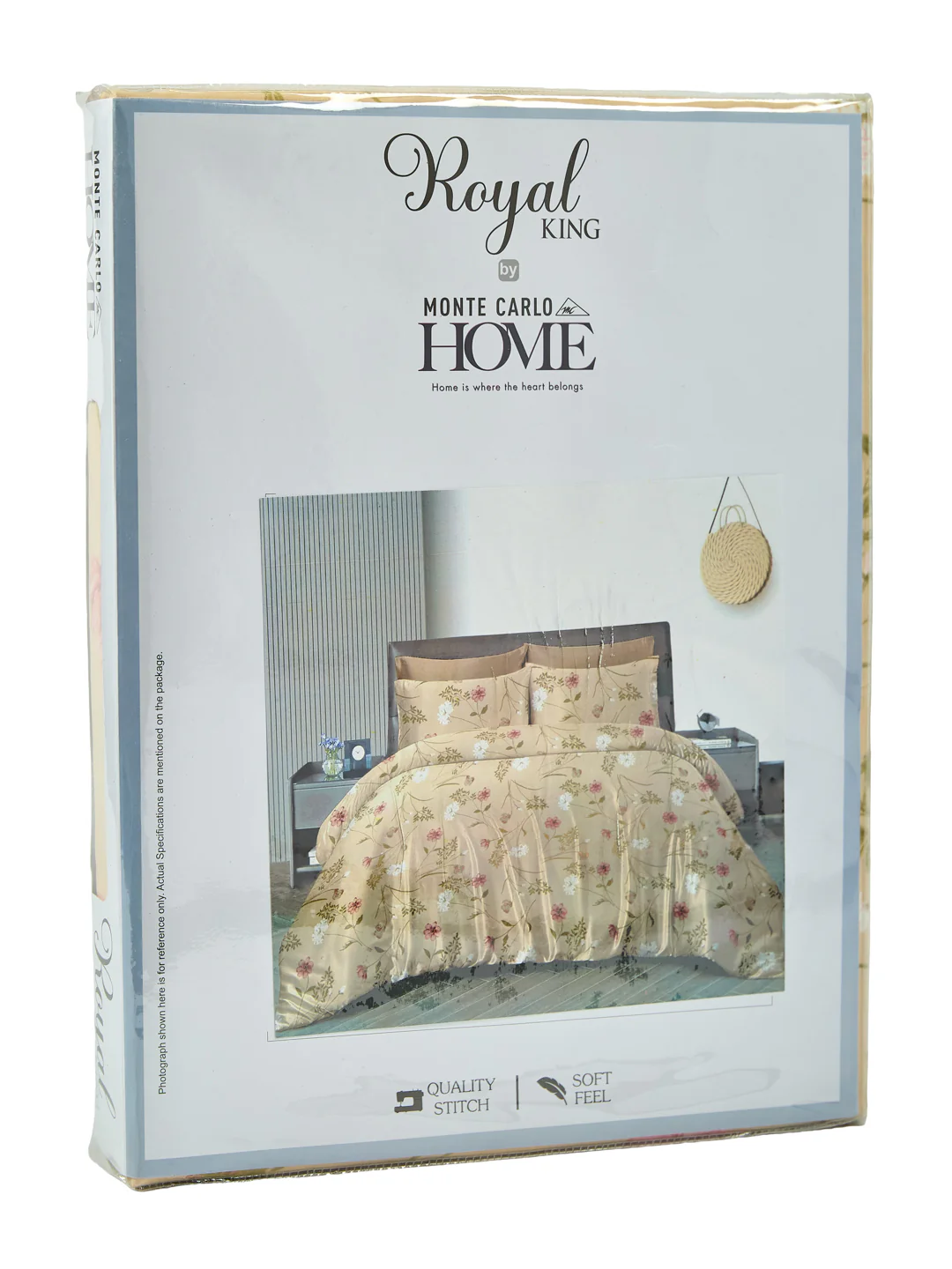 135 GSM Polyester King Size Bedsheet with 2 Pillow Covers Royal King Collection - Image 11