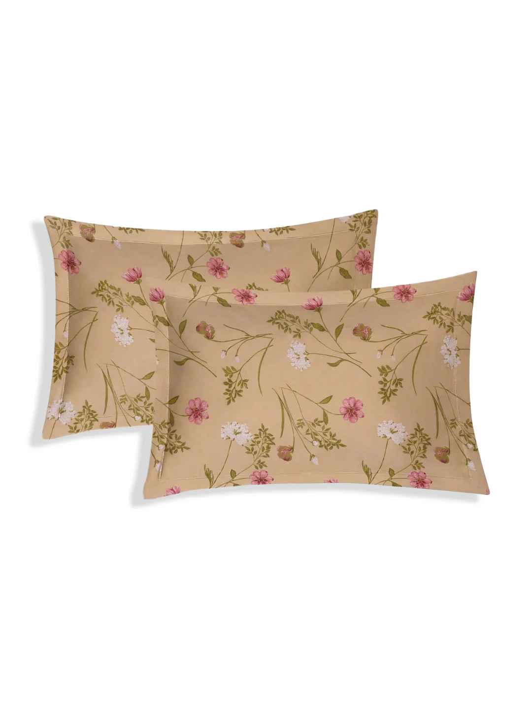 135 GSM Polyester King Size Bedsheet with 2 Pillow Covers Royal King Collection - Image 6