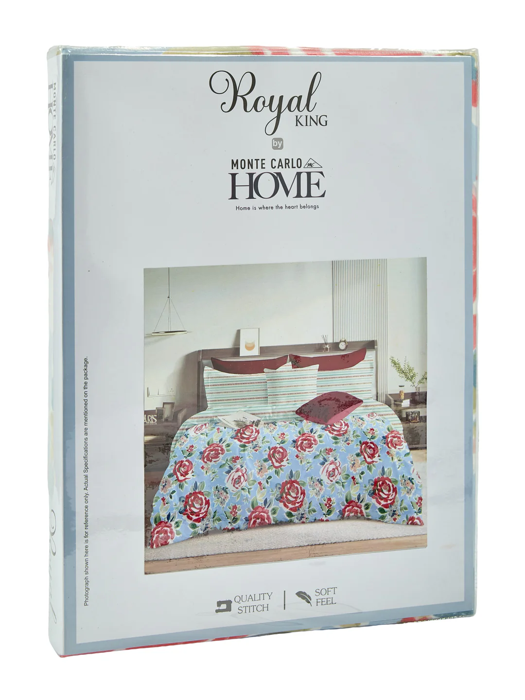 135 GSM Polyester King Size Bedsheet with 2 Pillow Covers Royal King Collection - Image 11