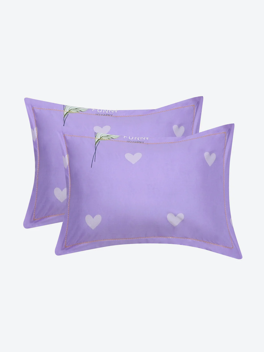 140 GSM Polyester Double Bed Bedsheet with 2 Pillow Covers - Image 8