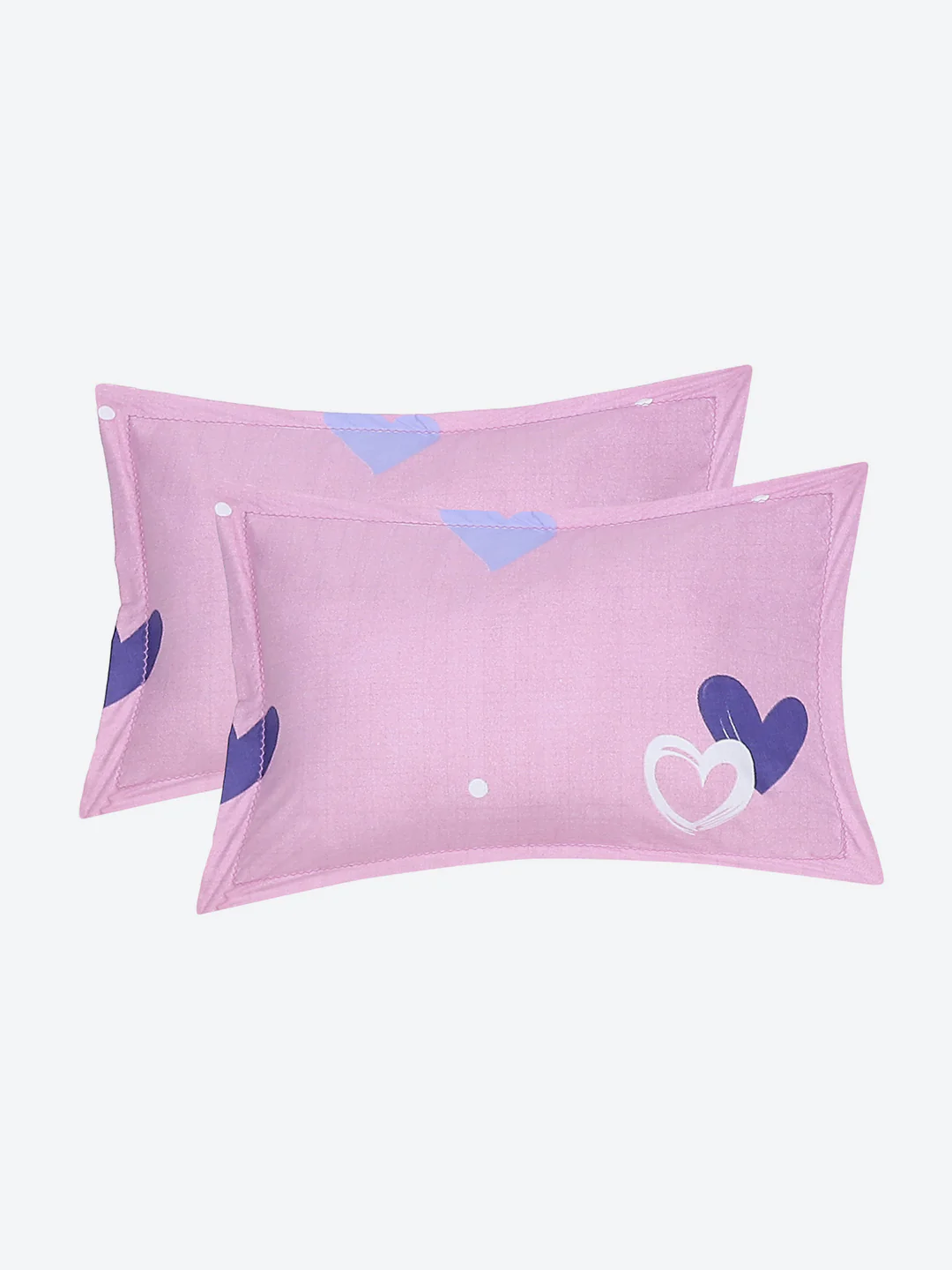140 GSM Polyester Double Bed Bedsheet with 2 Pillow Covers - Image 8