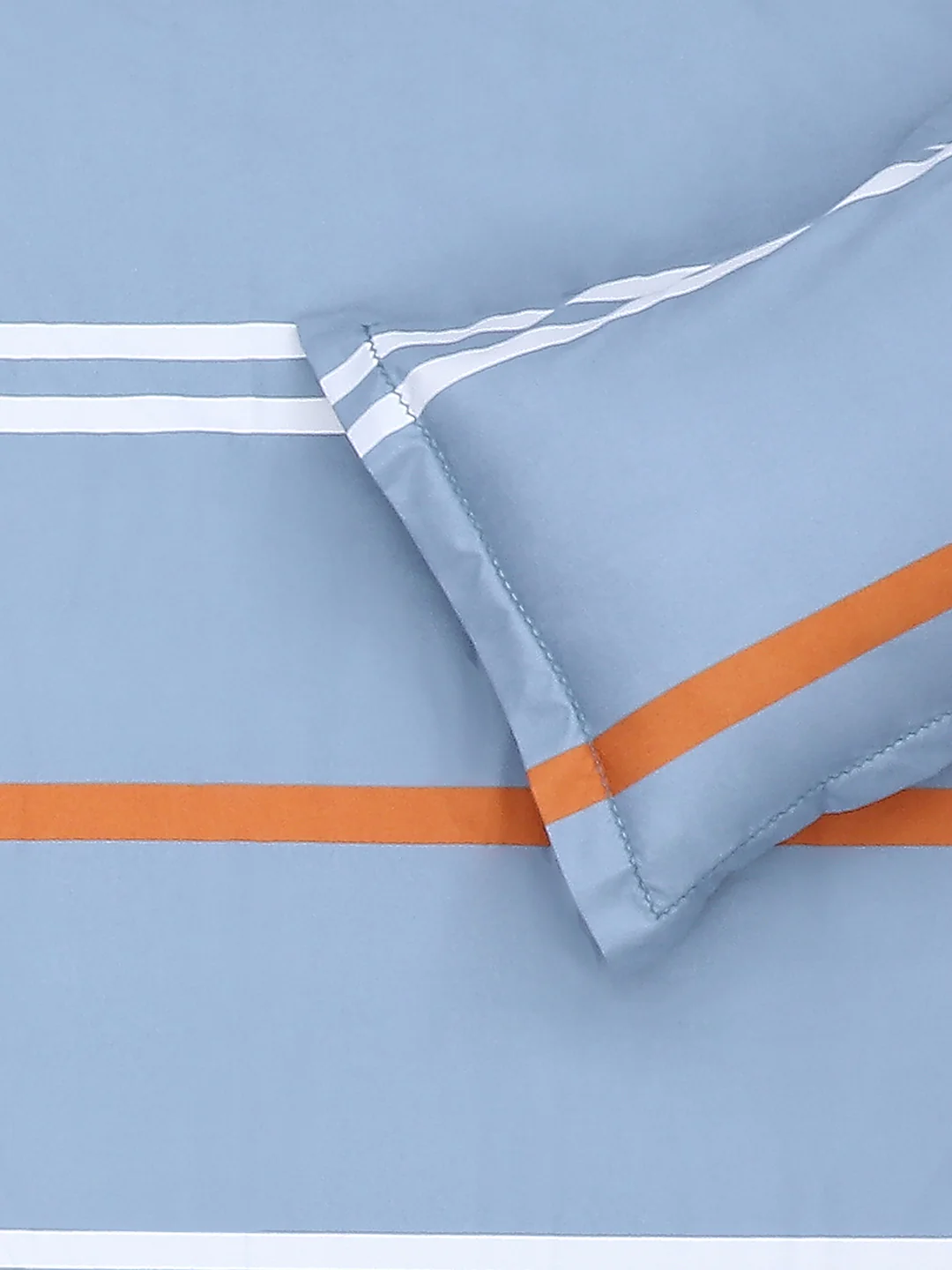 140 GSM Polyester Double Bed Bedsheet with 2 Pillow Covers - Image 6