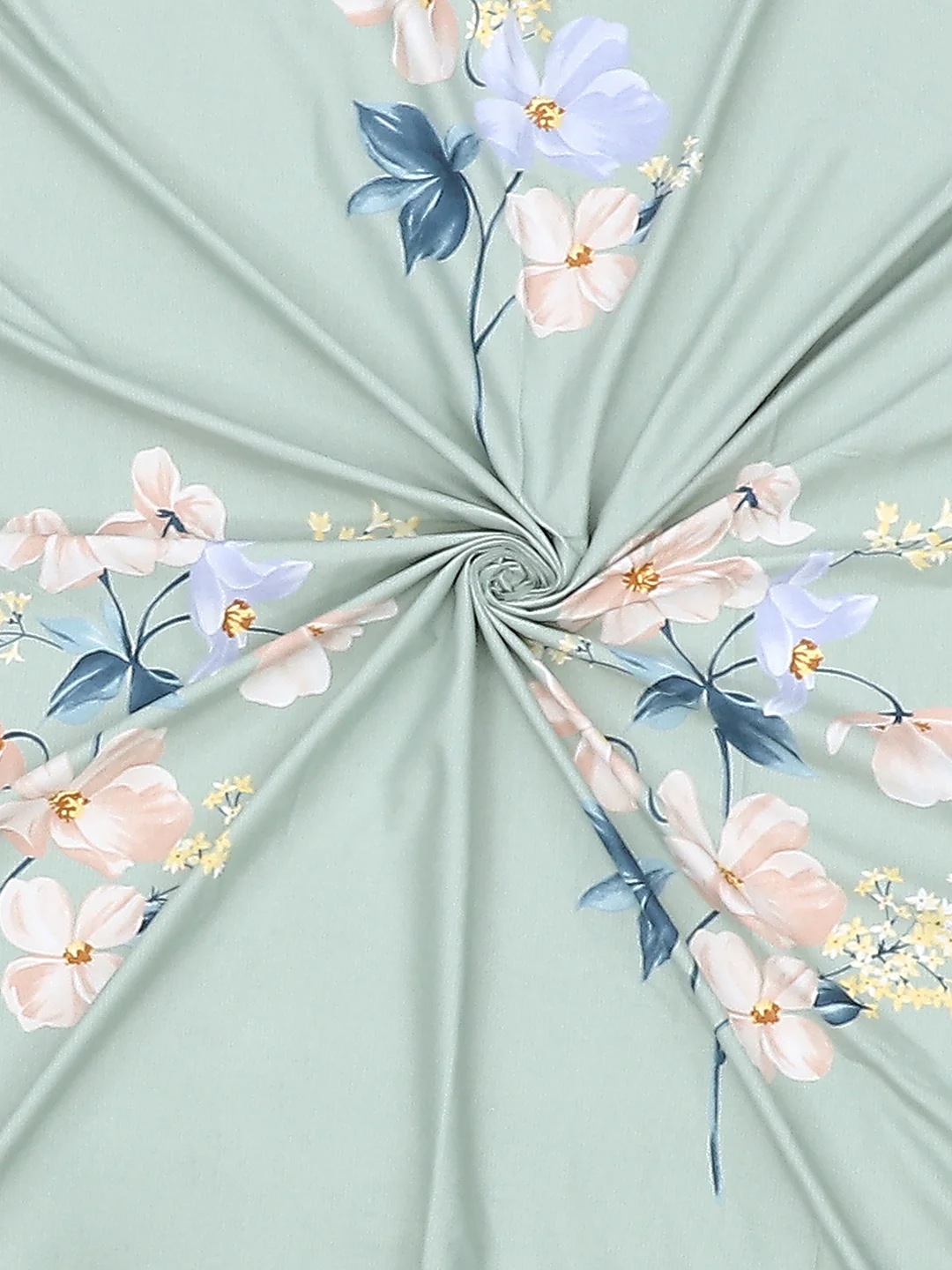 140 GSM Polyester Double Bed Bedsheet with 2 Pillow Covers - Image 9