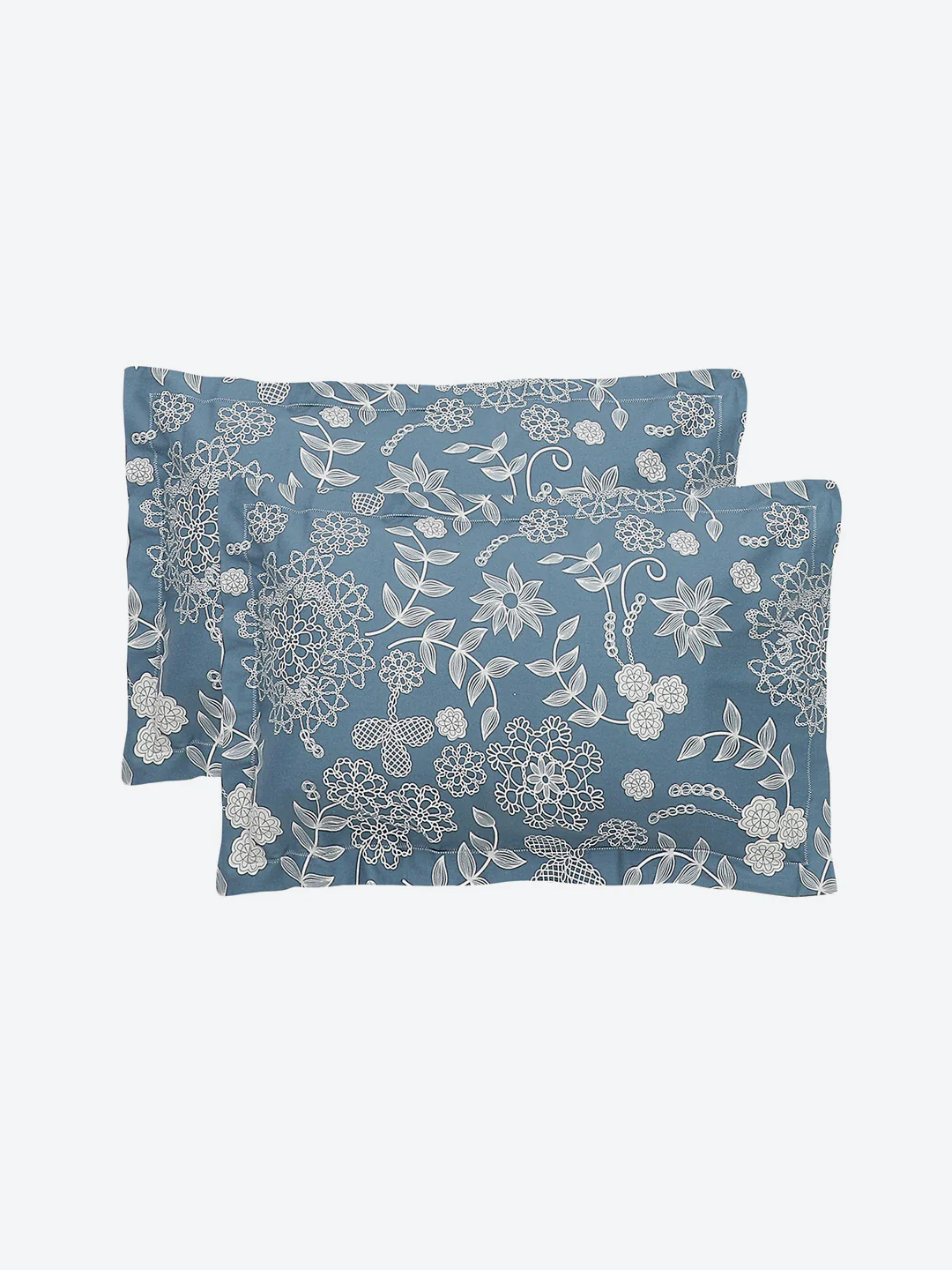 140 TC Cotton Double Bed Bedsheet with 2 Pillow Covers - Image 8
