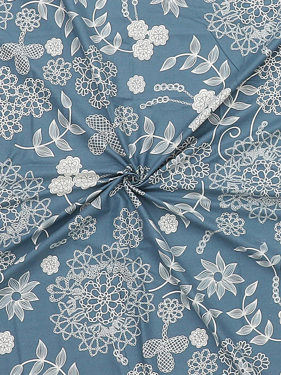 140 TC Cotton Double Bed Bedsheet with 2 Pillow Covers - Image 9