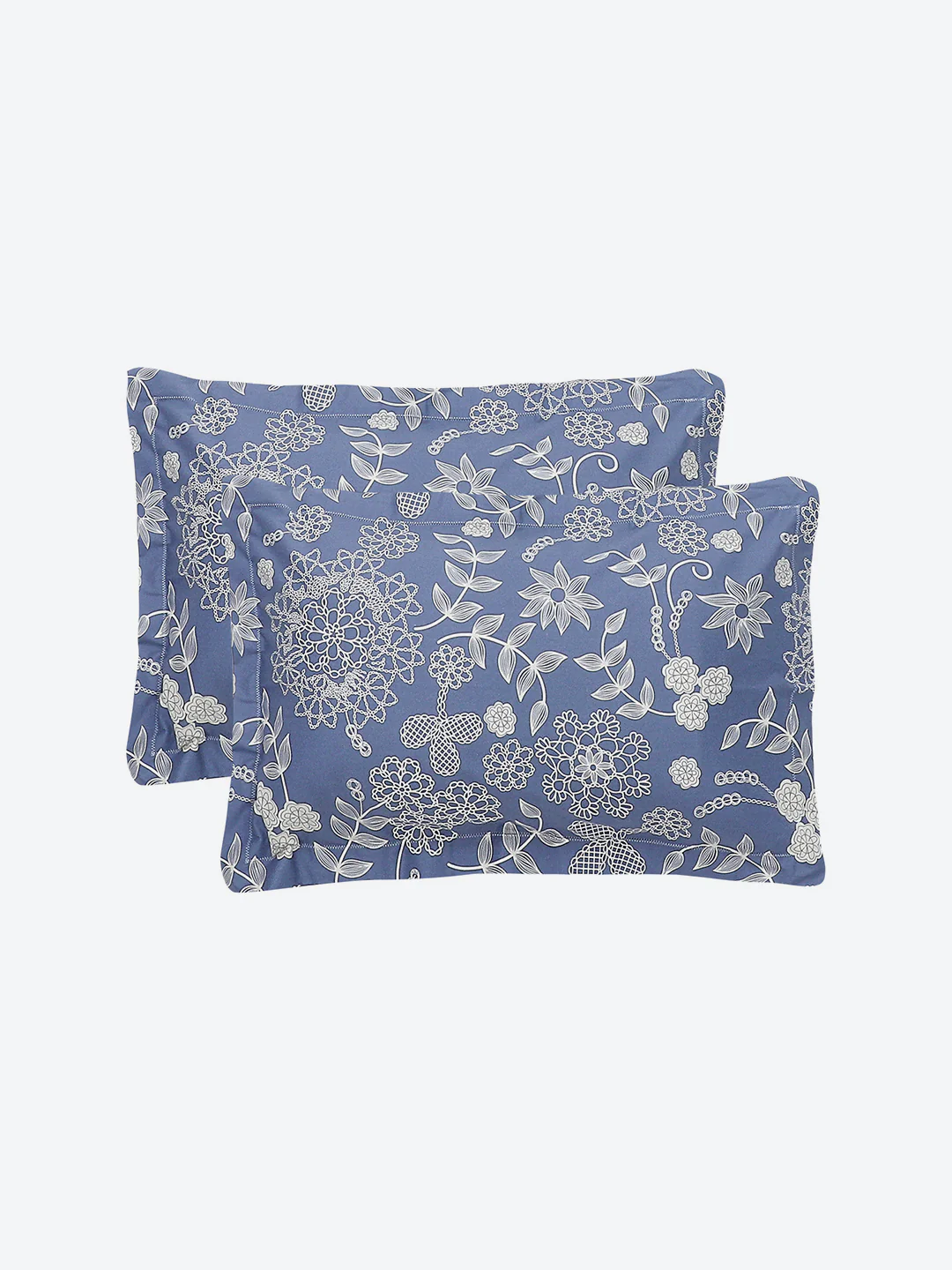 140 TC Cotton Double Bed Bedsheet with 2 Pillow Covers - Image 8