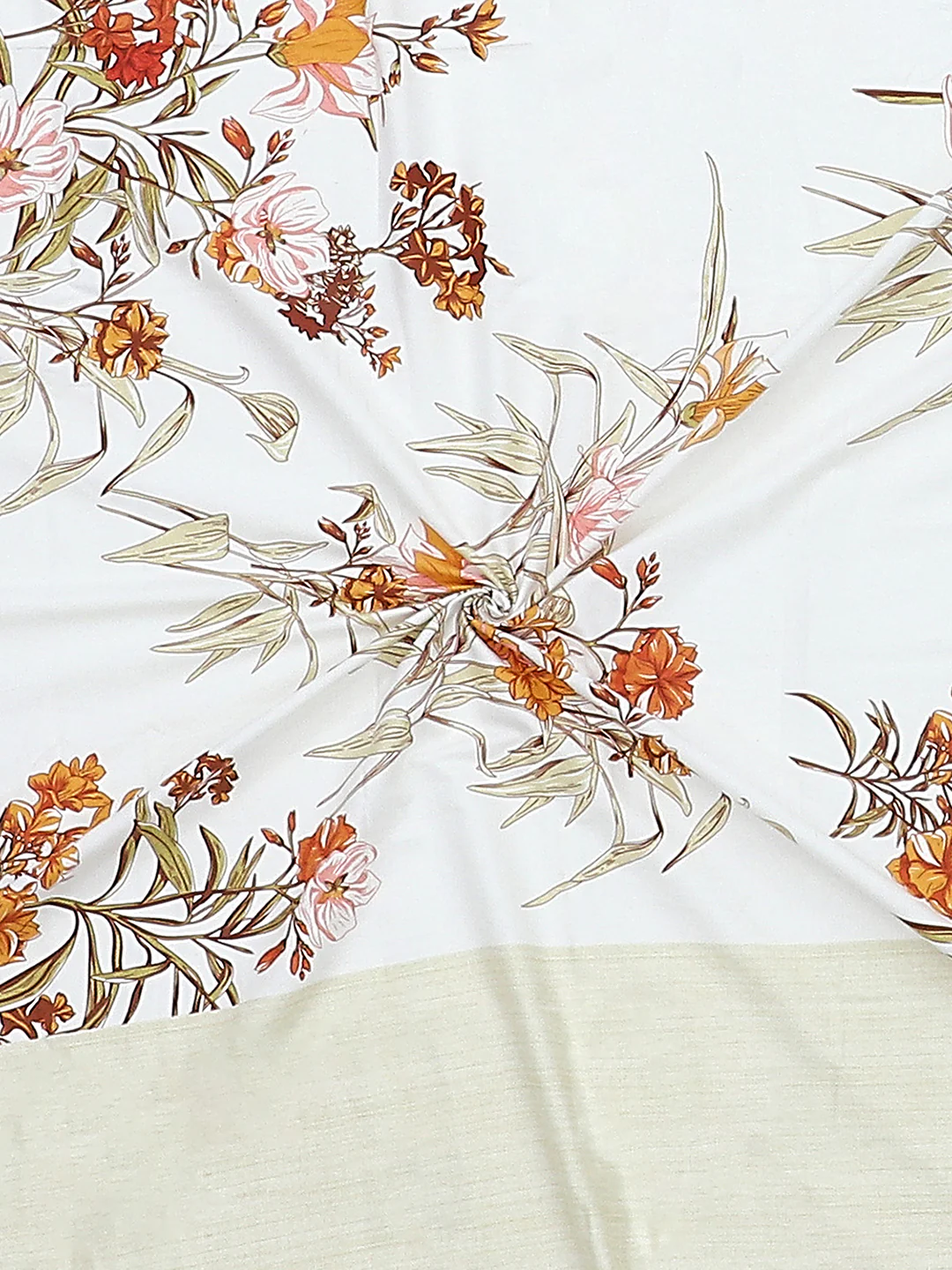 140 TC Cotton Double Bed Bedsheet with 2 Pillow Covers - Image 9