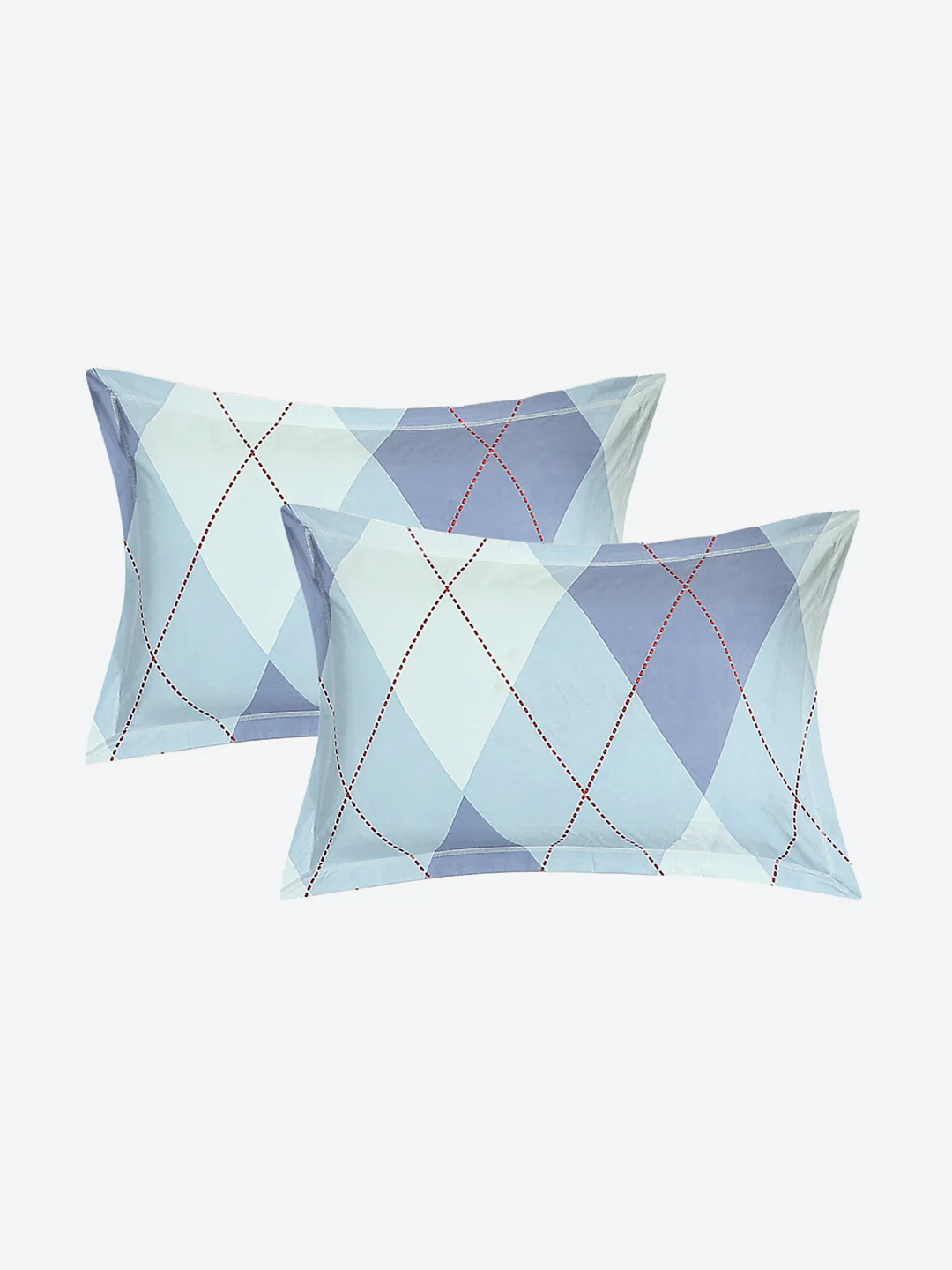 144 TC Cotton Double Bed 1 Bedsheet with 2 Pillow Covers (Fashnik) - Image 7