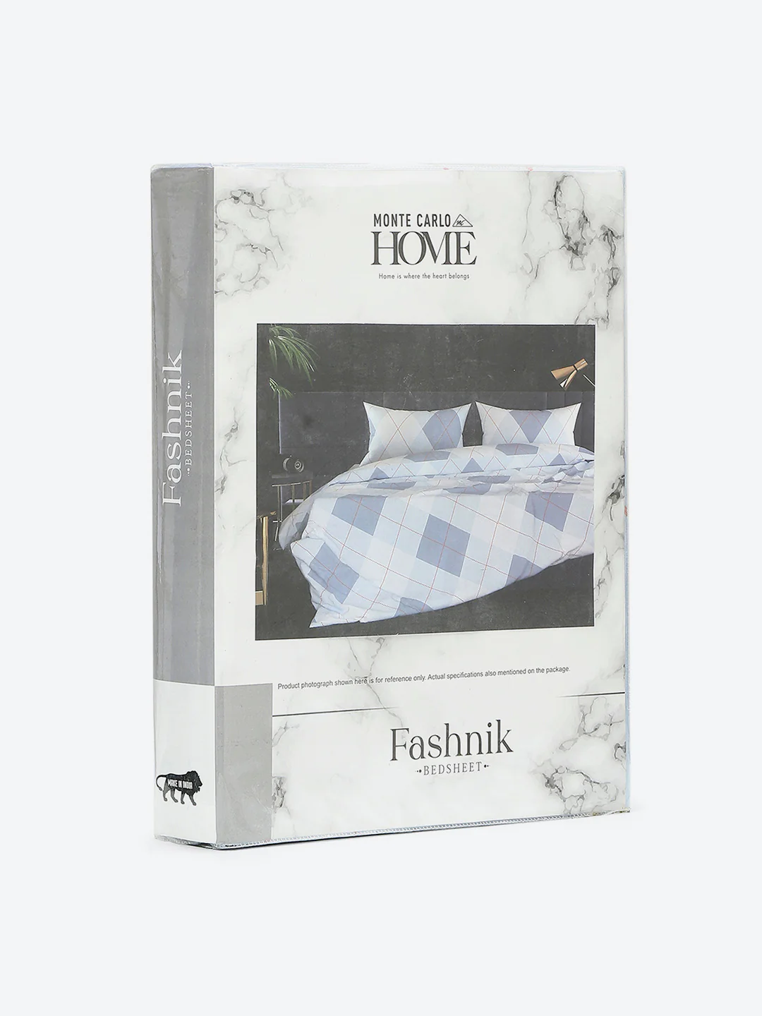 144 TC Cotton Double Bed 1 Bedsheet with 2 Pillow Covers (Fashnik) - Image 9