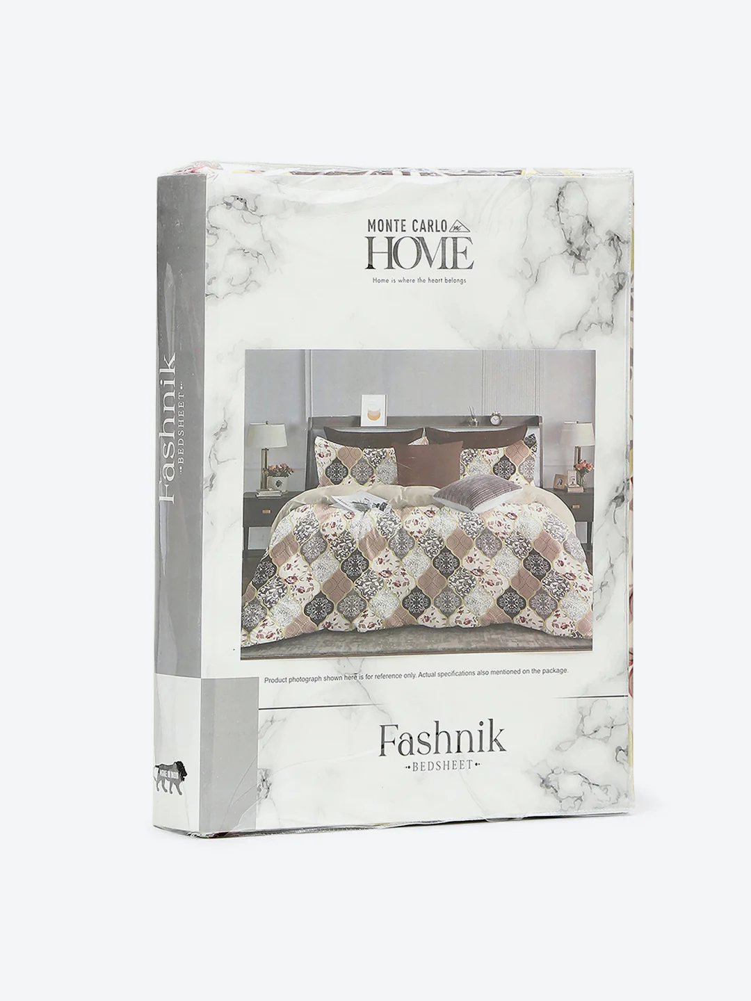 144 TC Cotton Double Bed 1 Bedsheet with 2 Pillow Covers (Fashnik) - Image 9