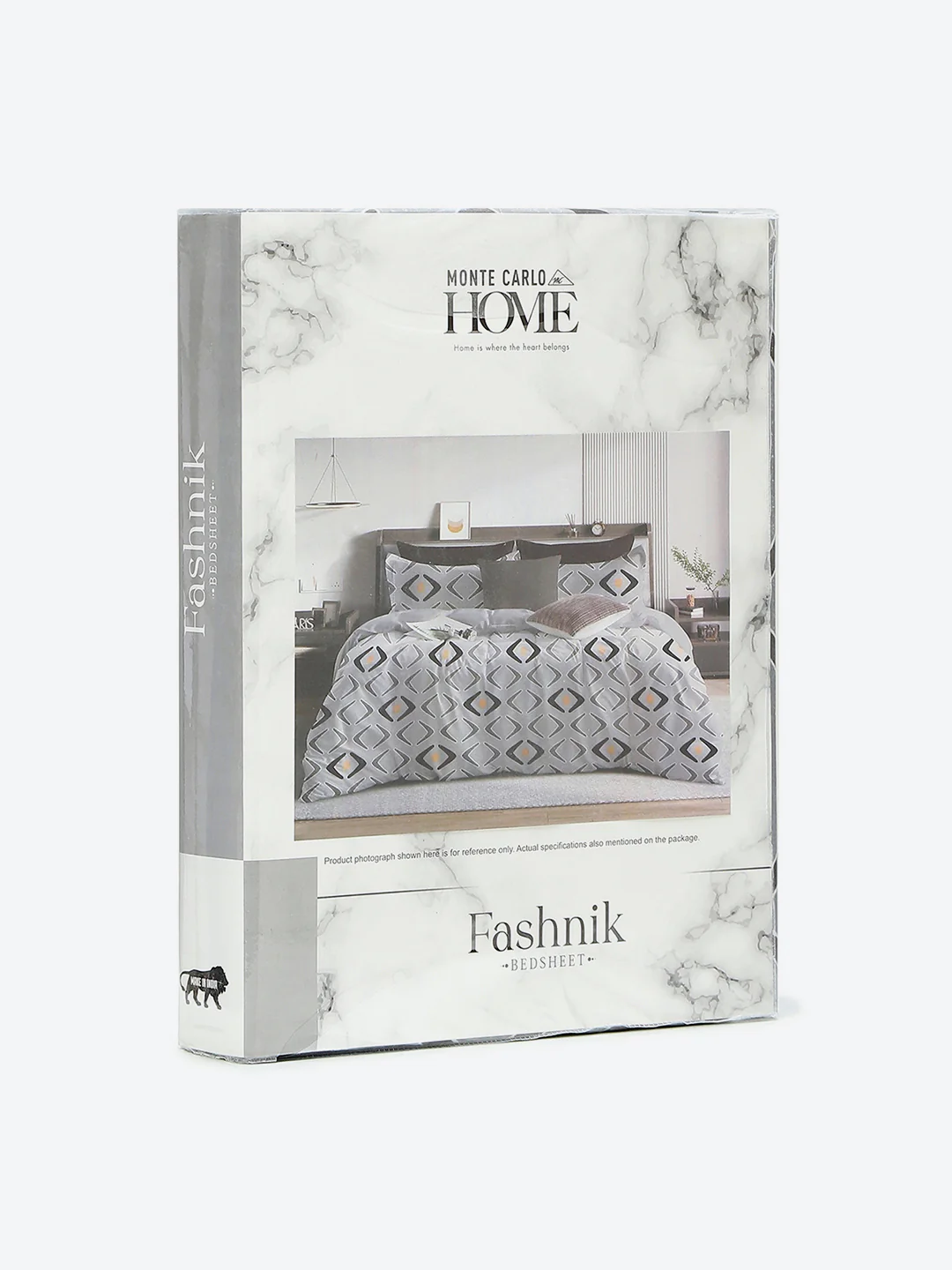 144 TC Cotton Double Bed 1 Bedsheet with 2 Pillow Covers (Fashnik) - Image 9