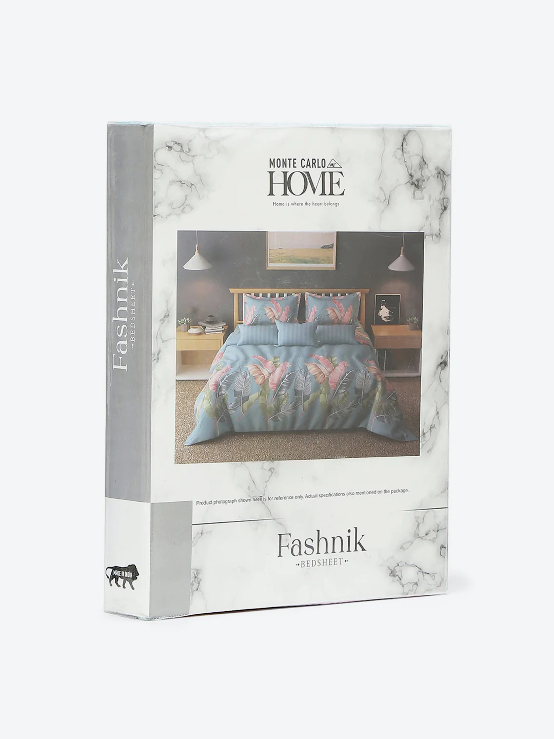 144 TC Cotton Double Bed 1 Bedsheet with 2 Pillow Covers (Fashnik) - Image 9