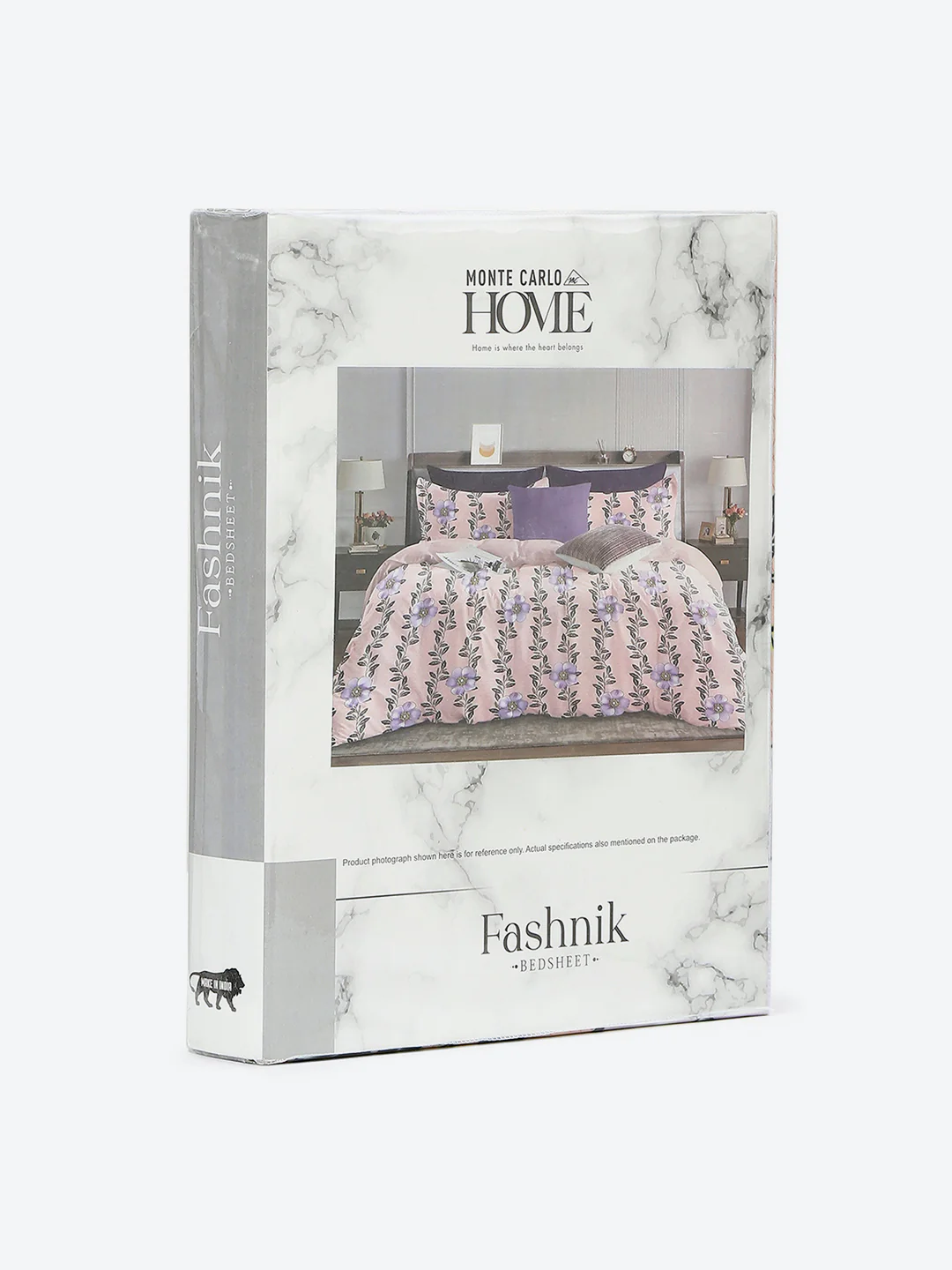144 TC Cotton Double Bed 1 Bedsheet with 2 Pillow Covers (Fashnik) - Image 9