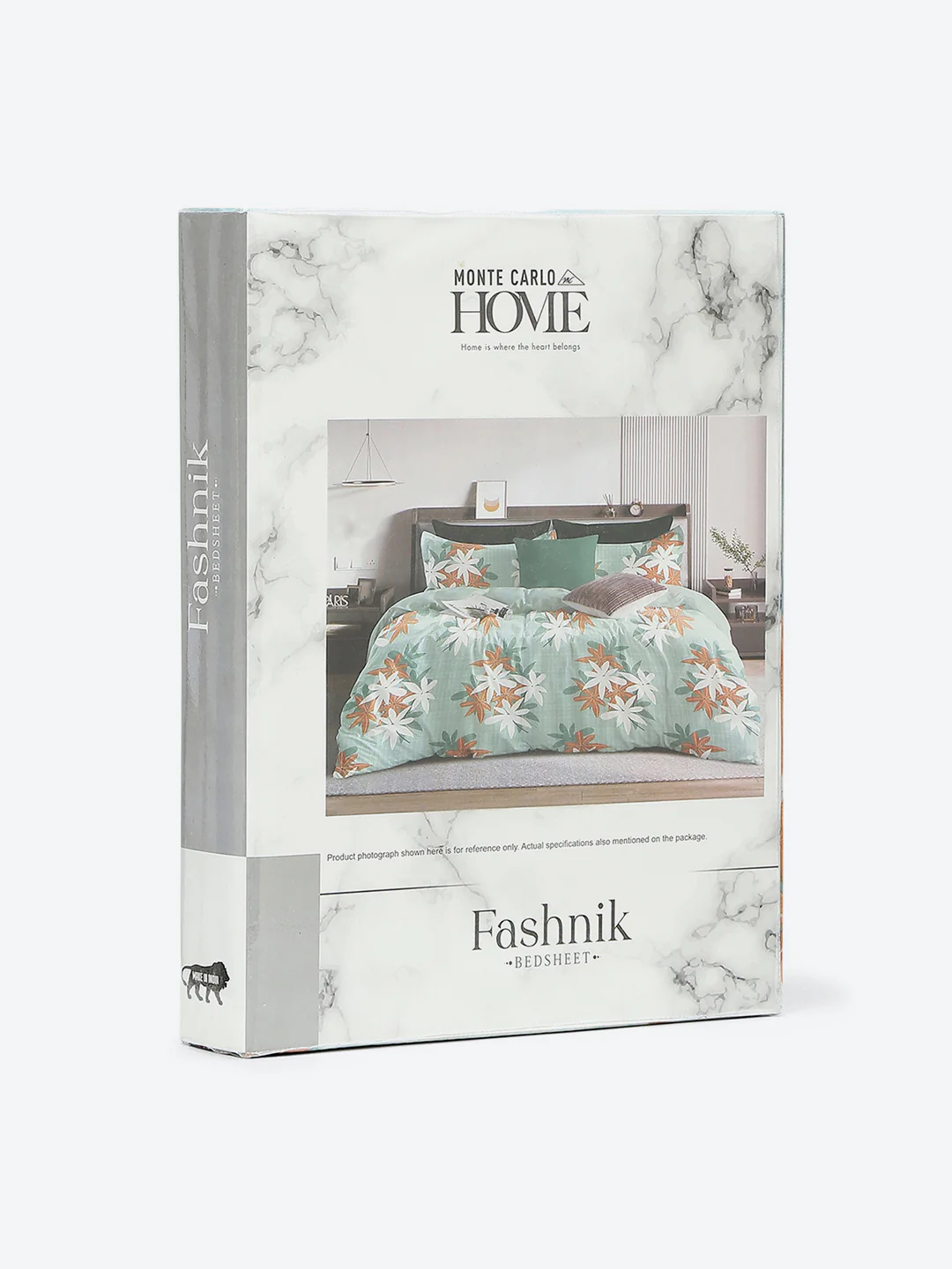 144 TC Cotton Double Bed 1 Bedsheet with 2 Pillow Covers (Fashnik) - Image 9