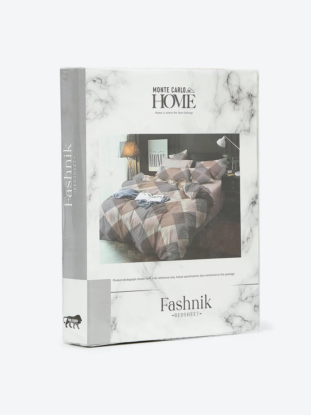 144 TC Cotton Double Bed 1 Bedsheet with 2 Pillow Covers (Fashnik) - Image 9