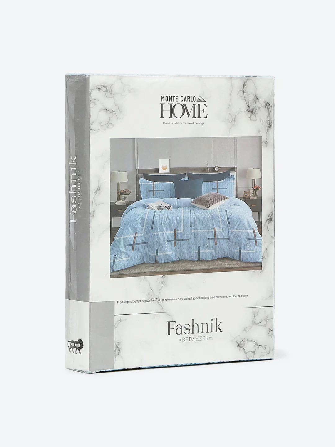 144 TC Cotton Double Bed 1 Bedsheet with 2 Pillow Covers (Fashnik) - Image 9