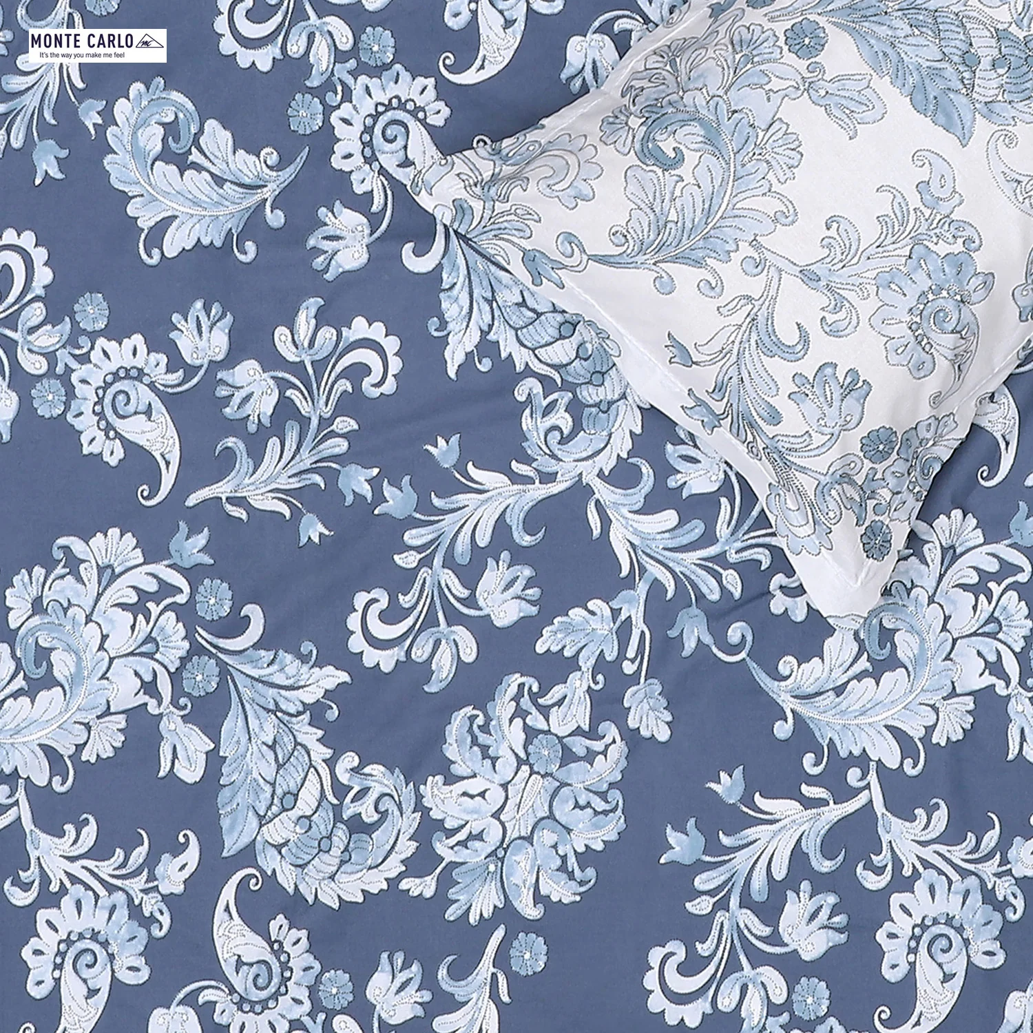 144 TC Cotton Double Bedsheet with 2 Pillow Covers - Image 5