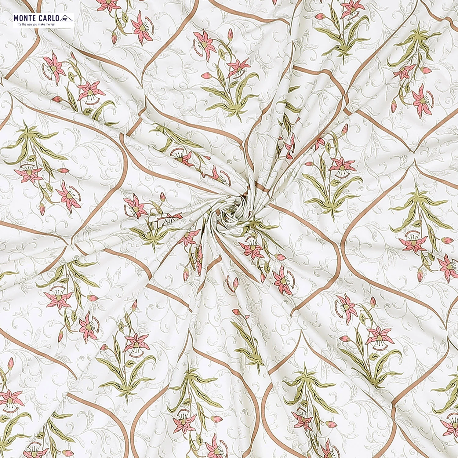 144 TC Cotton Double Bedsheet with 2 Pillow Covers - Image 8
