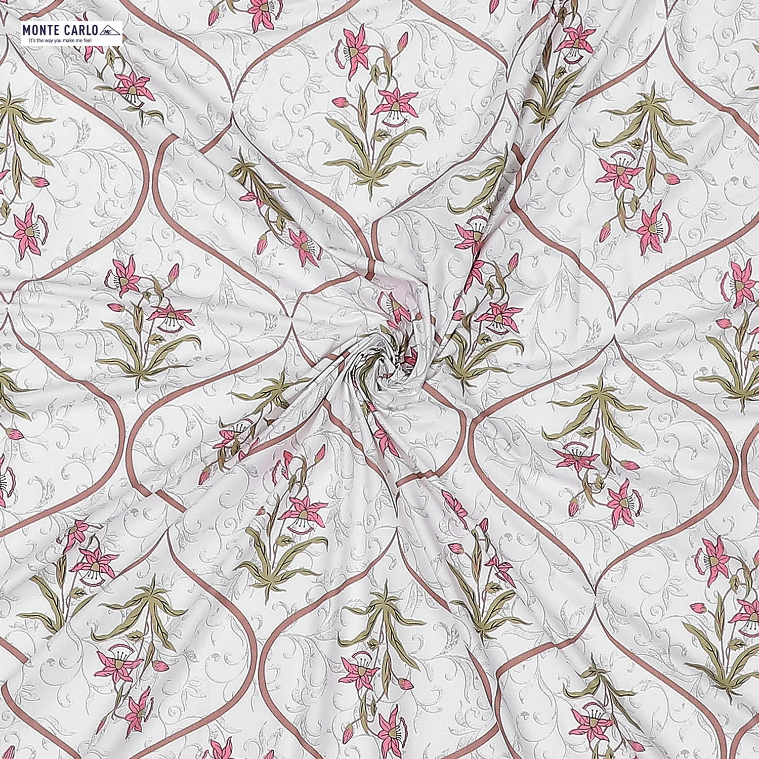 144 TC Cotton Double Bedsheet with 2 Pillow Covers - Image 8
