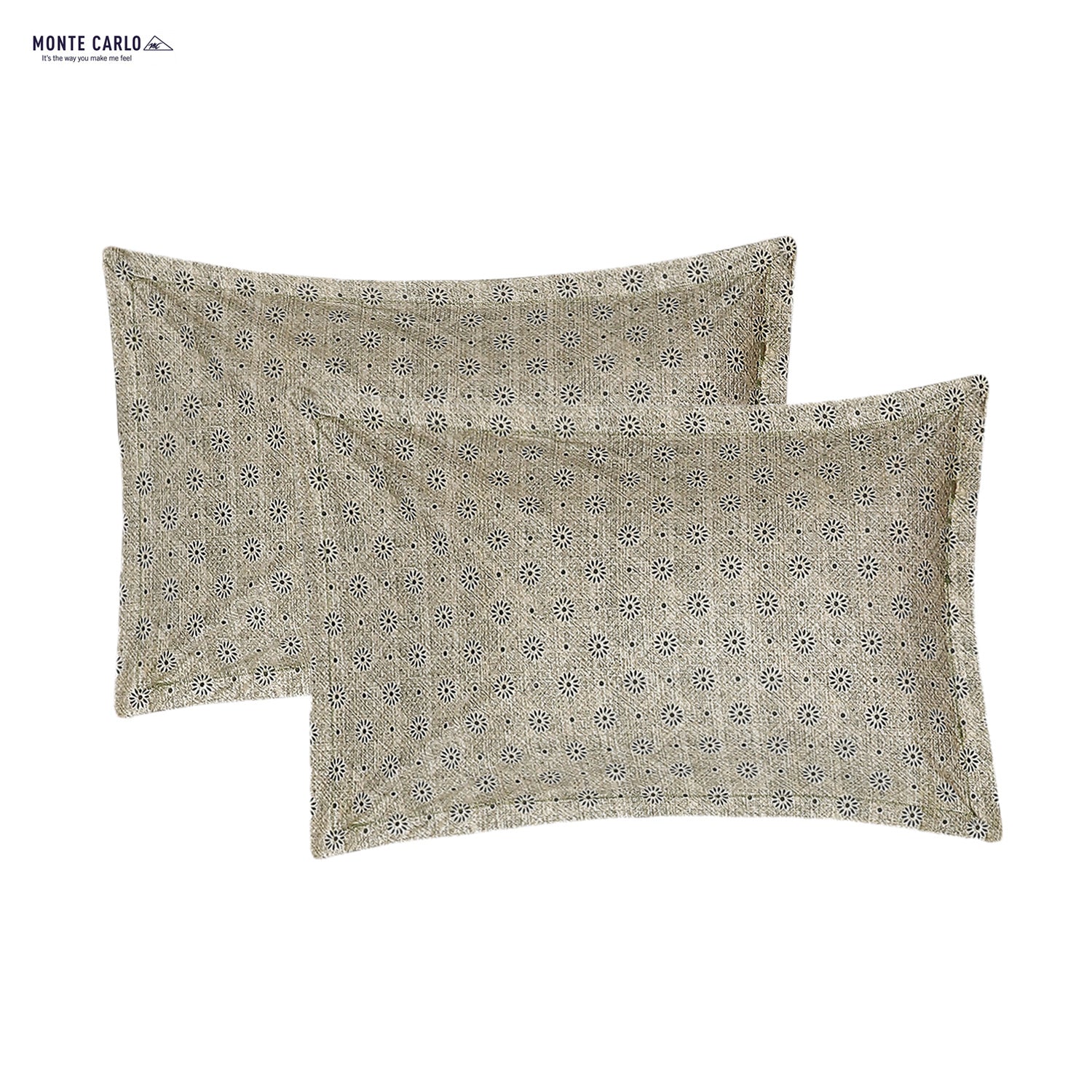 144 TC Cotton Double Bedsheet with 2 Pillow Covers - Image 7