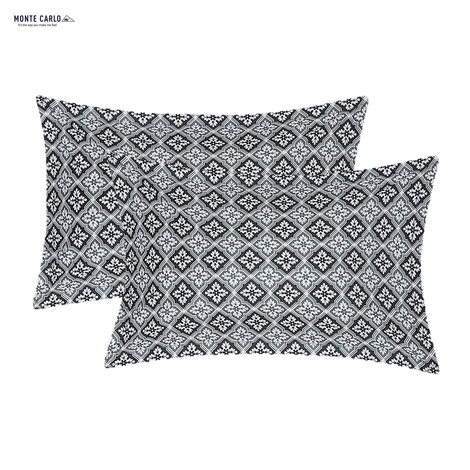 144 TC Cotton Double Bedsheet with 2 Pillow Covers - Image 7