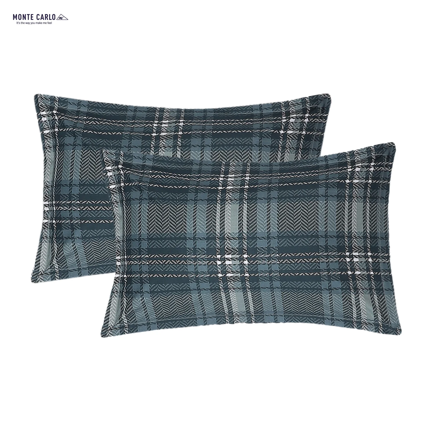 144 TC Cotton Double Bedsheet with 2 Pillow Covers - Image 7