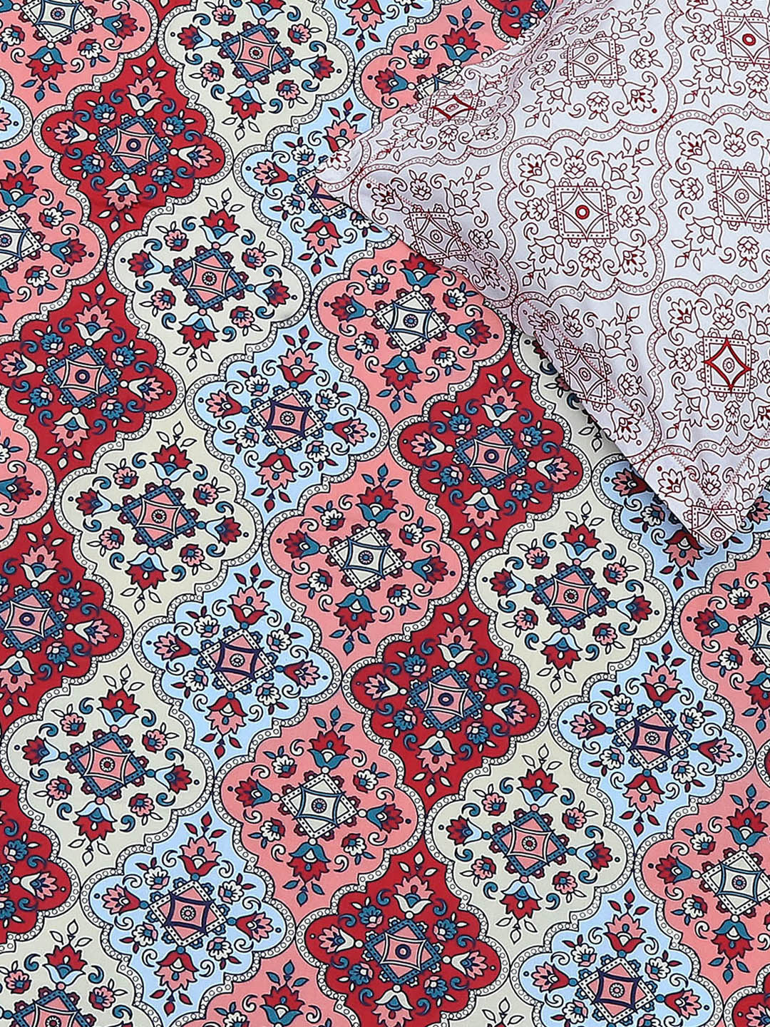 144 TC Cotton Single Bedsheet with 1 Pillow Cover (Solstice) - Image 5