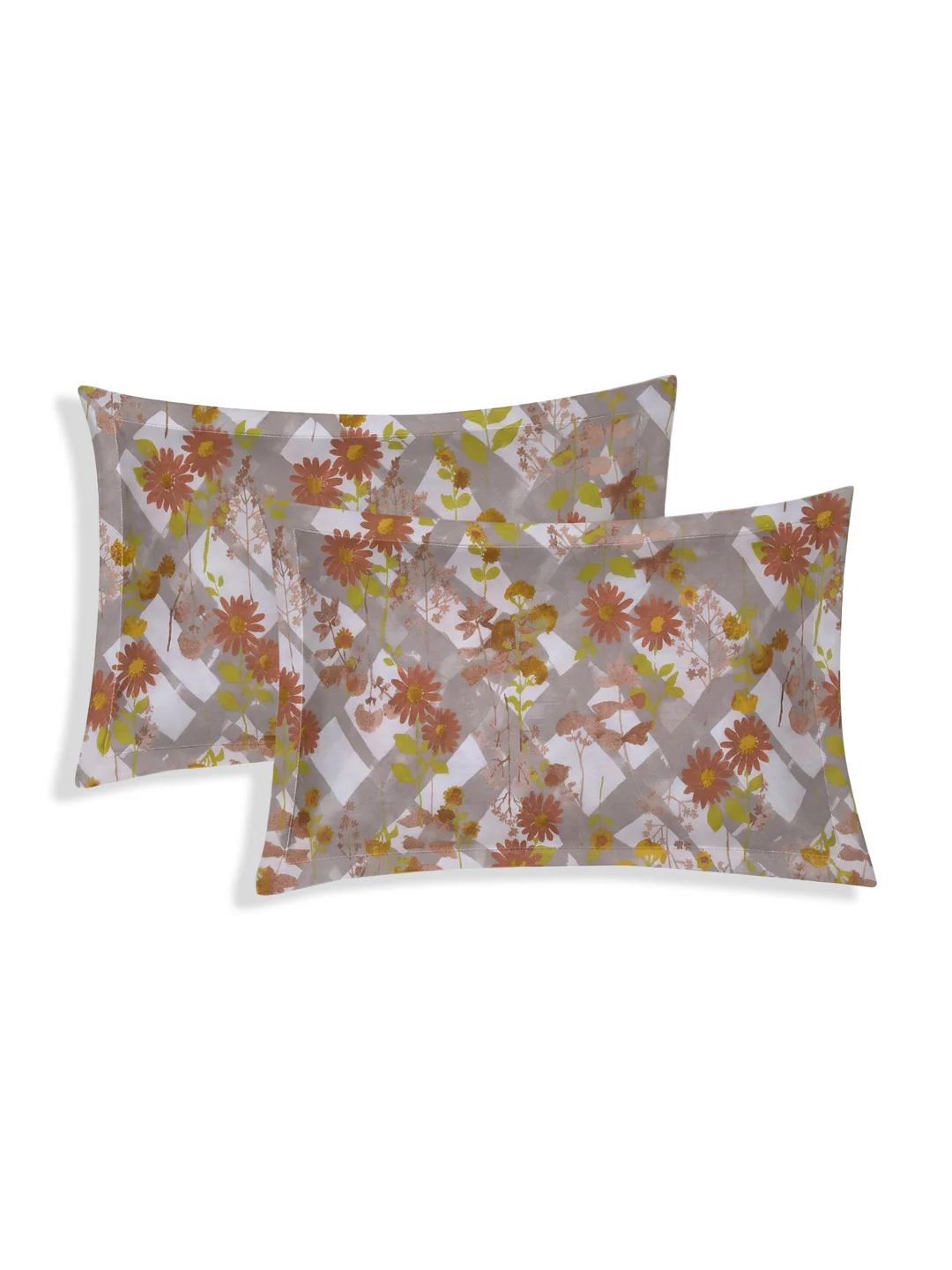 144 TC Pure Cotton Double Bed Bedsheet with 2 Pillow Covers Prestige Collection - Image 6