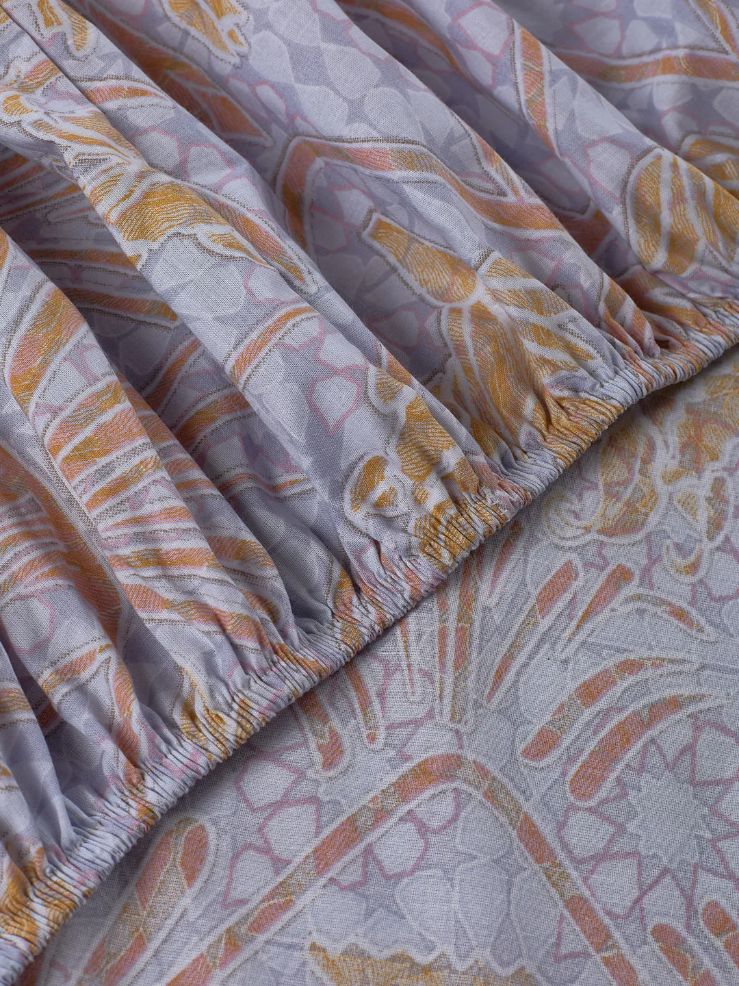 144 TC Pure Cotton King Size Bedsheet with 2 Pillow Covers Prestige Collection - Image 8