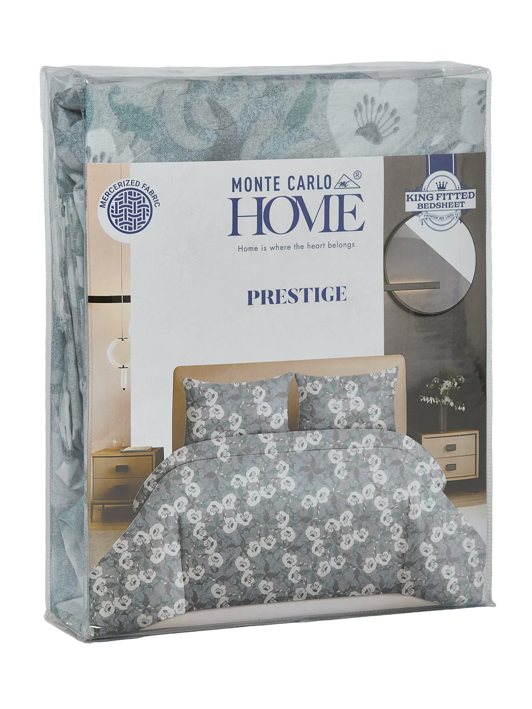 144 TC Pure Cotton King Size Bedsheet with 2 Pillow Covers Prestige Collection - Image 13