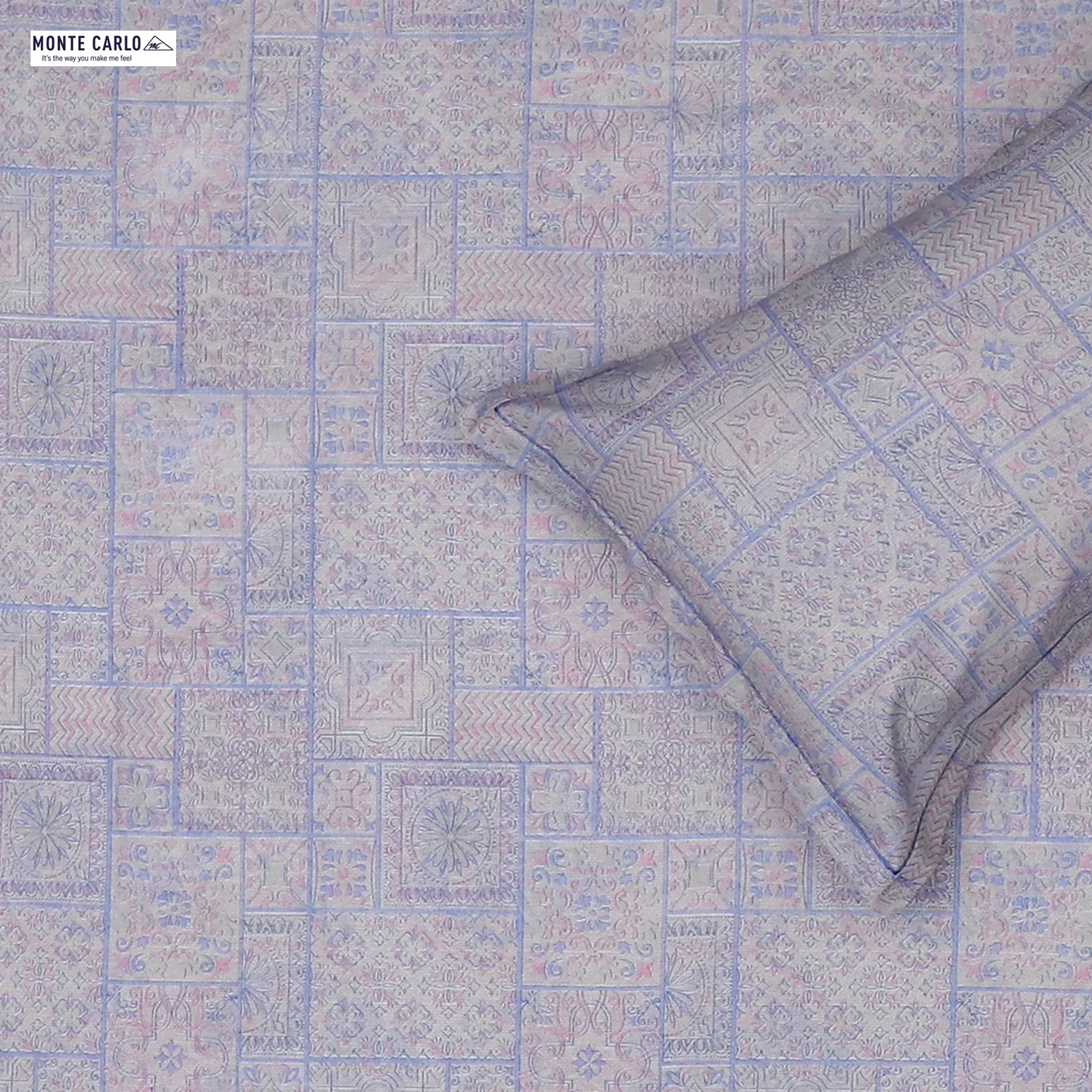 180 TC Cotton Double Bedsheet with 2 Pillow Covers - Image 5