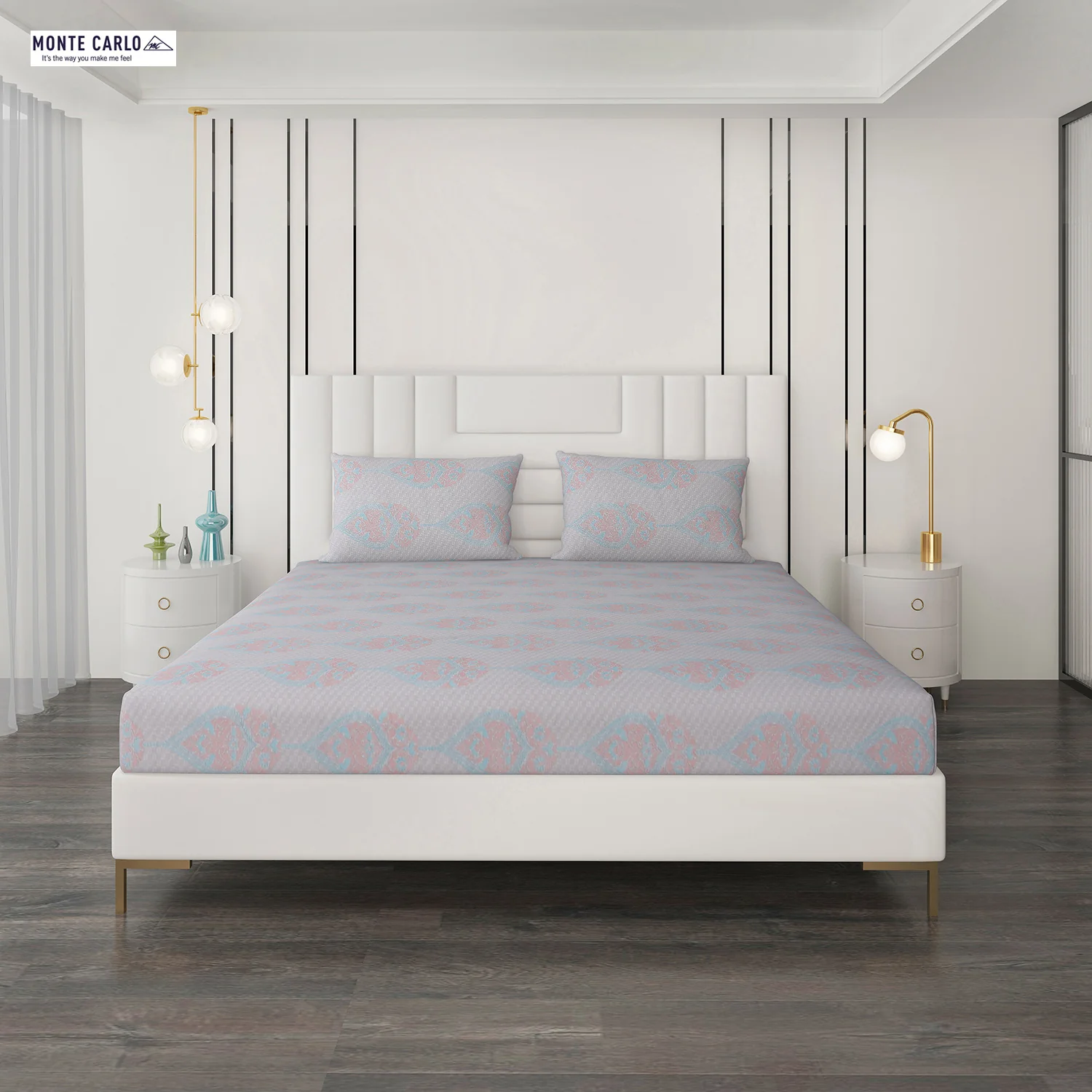 180 TC Cotton Double Bedsheet with 2 Pillow Covers - Image 10